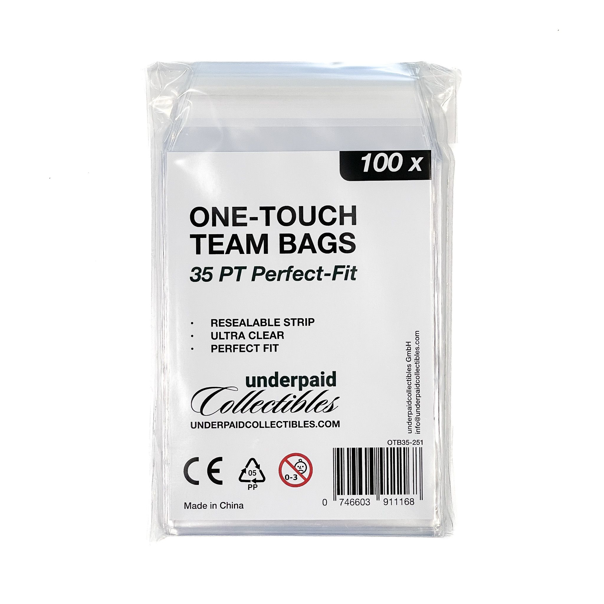 Magnetic Holder Team Bags - Perfect Fit 35pt - 100 Stück