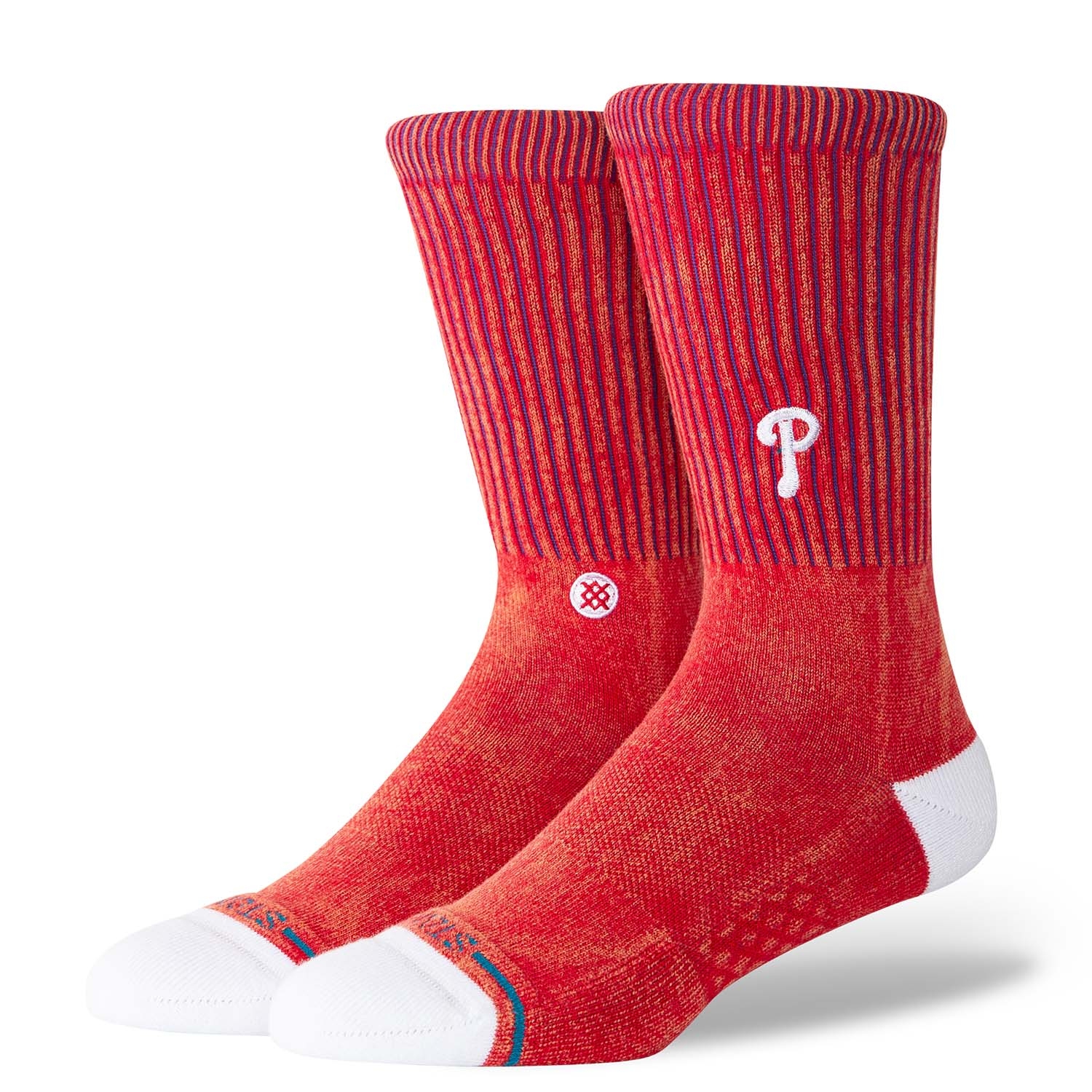 Philadelphia Phillies Bags Stance MLB Crew Socken Rot