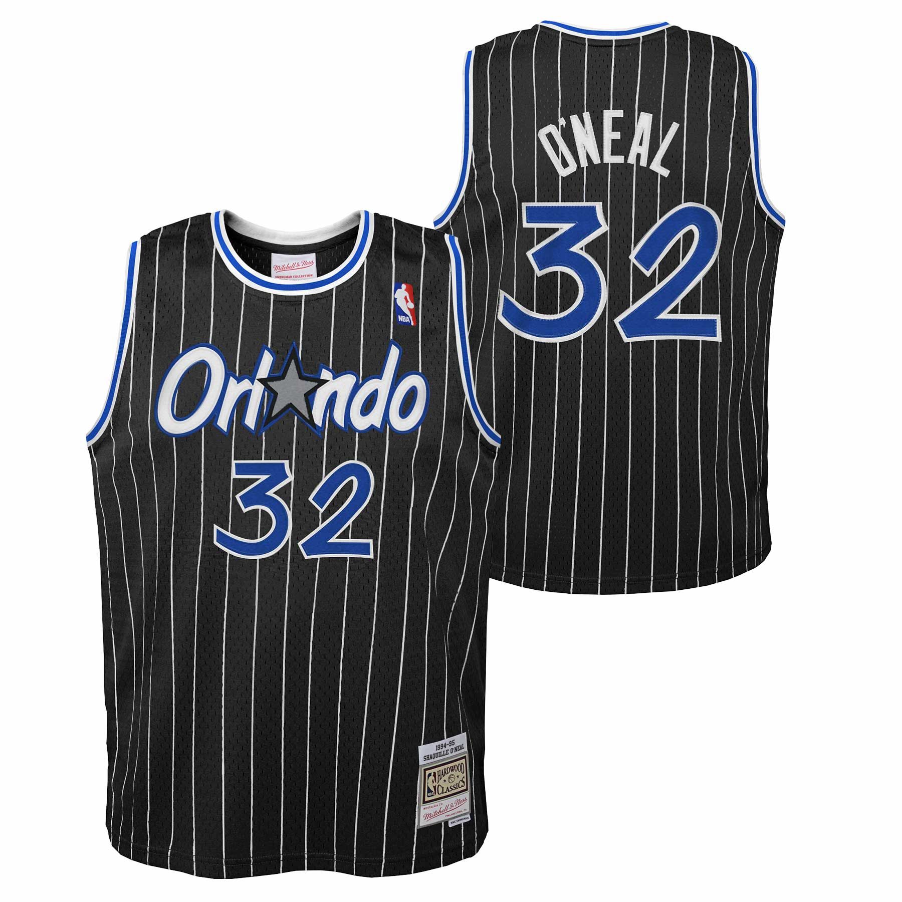 Shaq O'Neal #32 Orlando Magic 1994-95 Youth Swingman NBA Jersey Black (YOUTH)