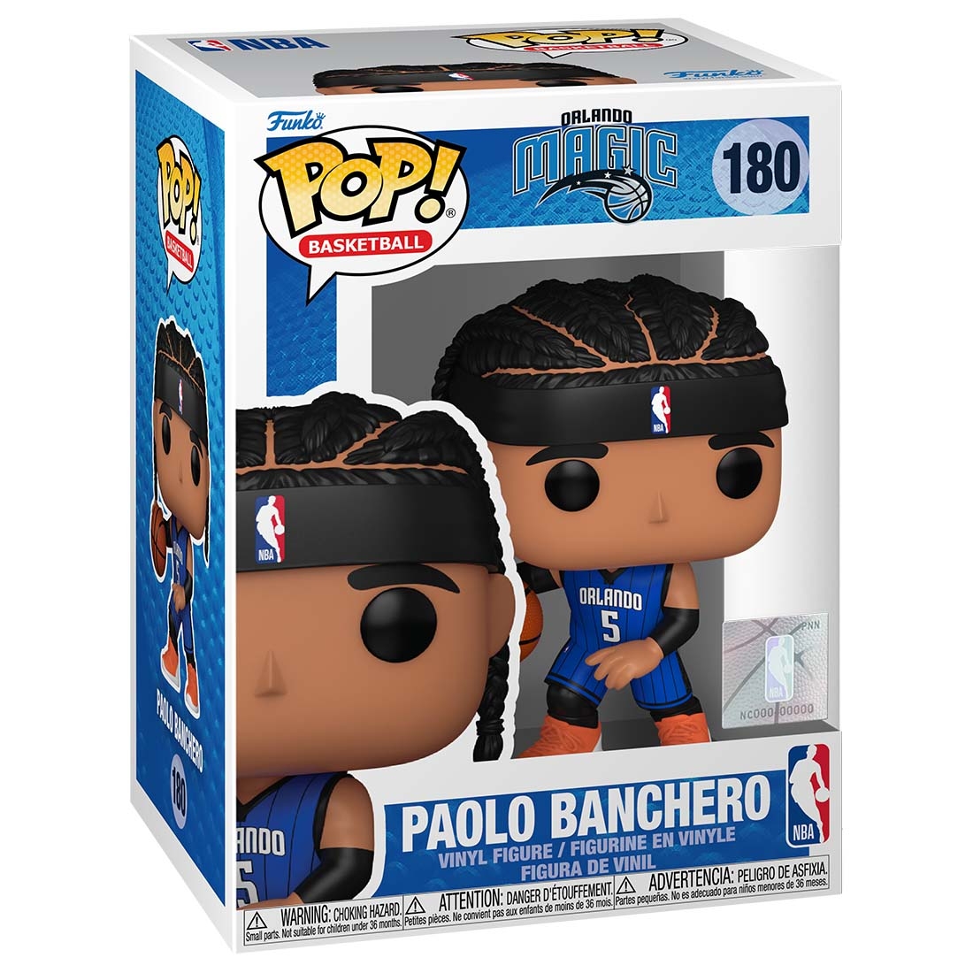 Funko POP! #180 Paolo Banchero Orlando Magic Vinyl NBA Figur