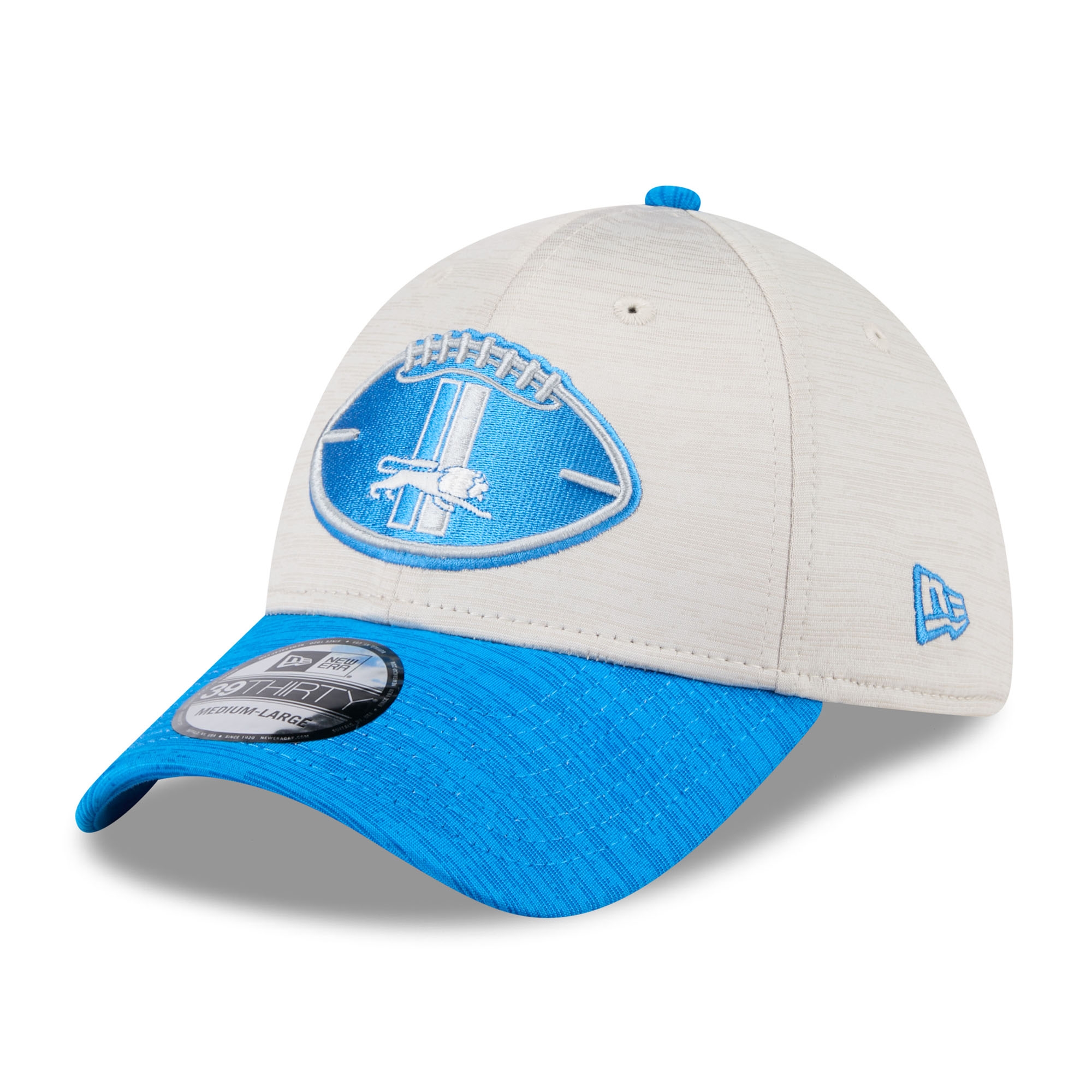 Detroit Lions Historic 2024 NFL Sideline New Era 39THIRTY Flex Cap