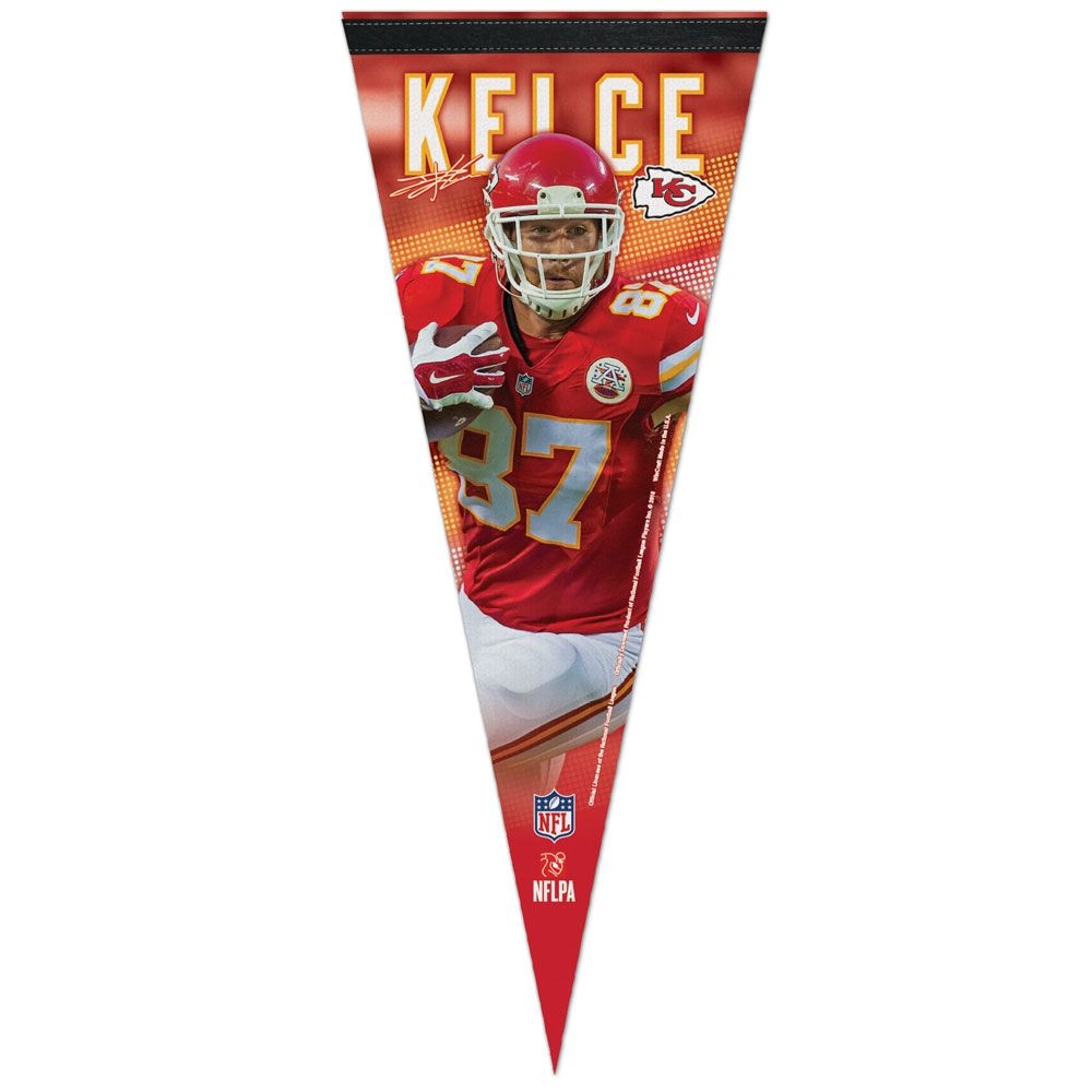 Travis Kelce Kansas City Chiefs Premium NFL Wimpel