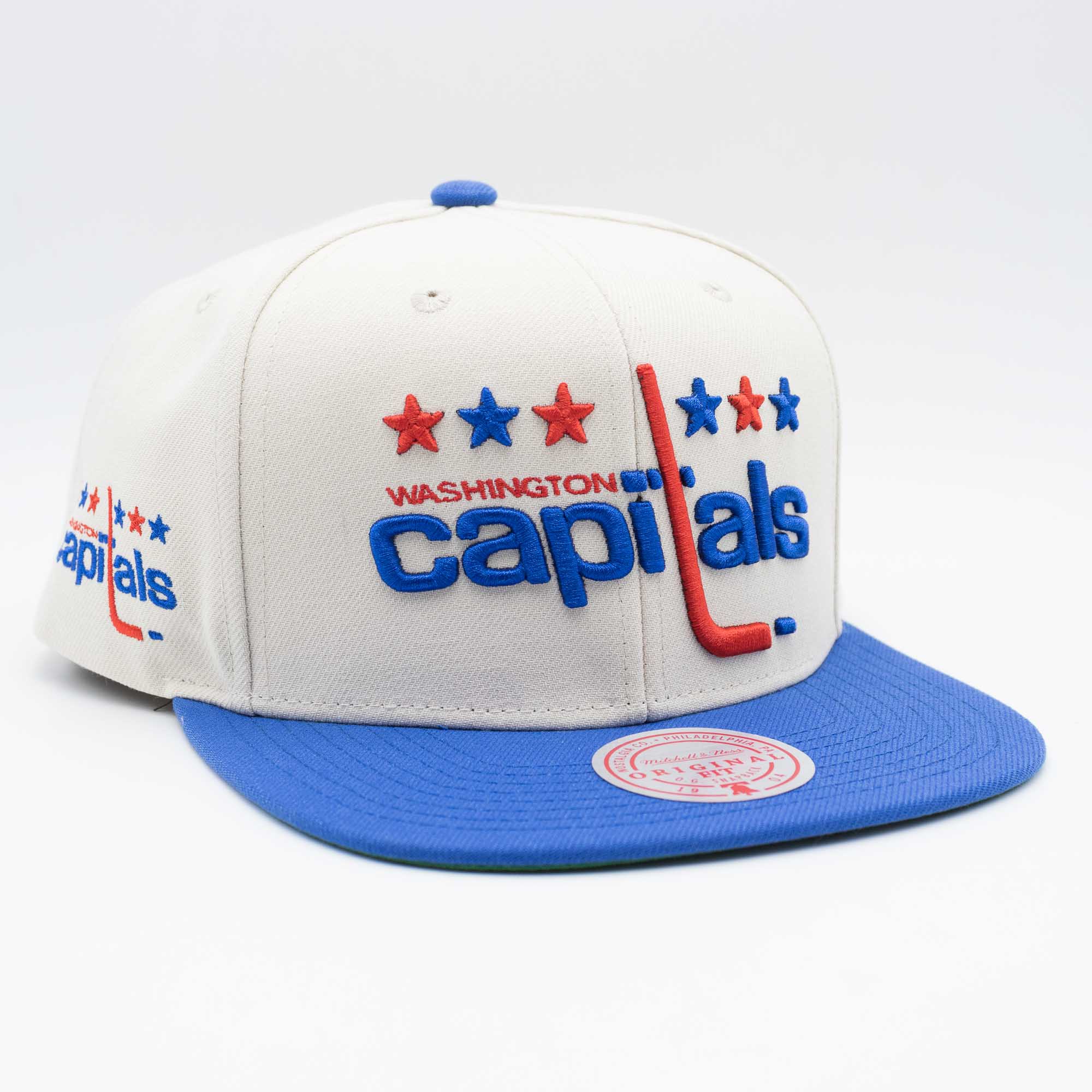 Washington Capitals Off-White Mitchell & Ness Snapback NHL Cap