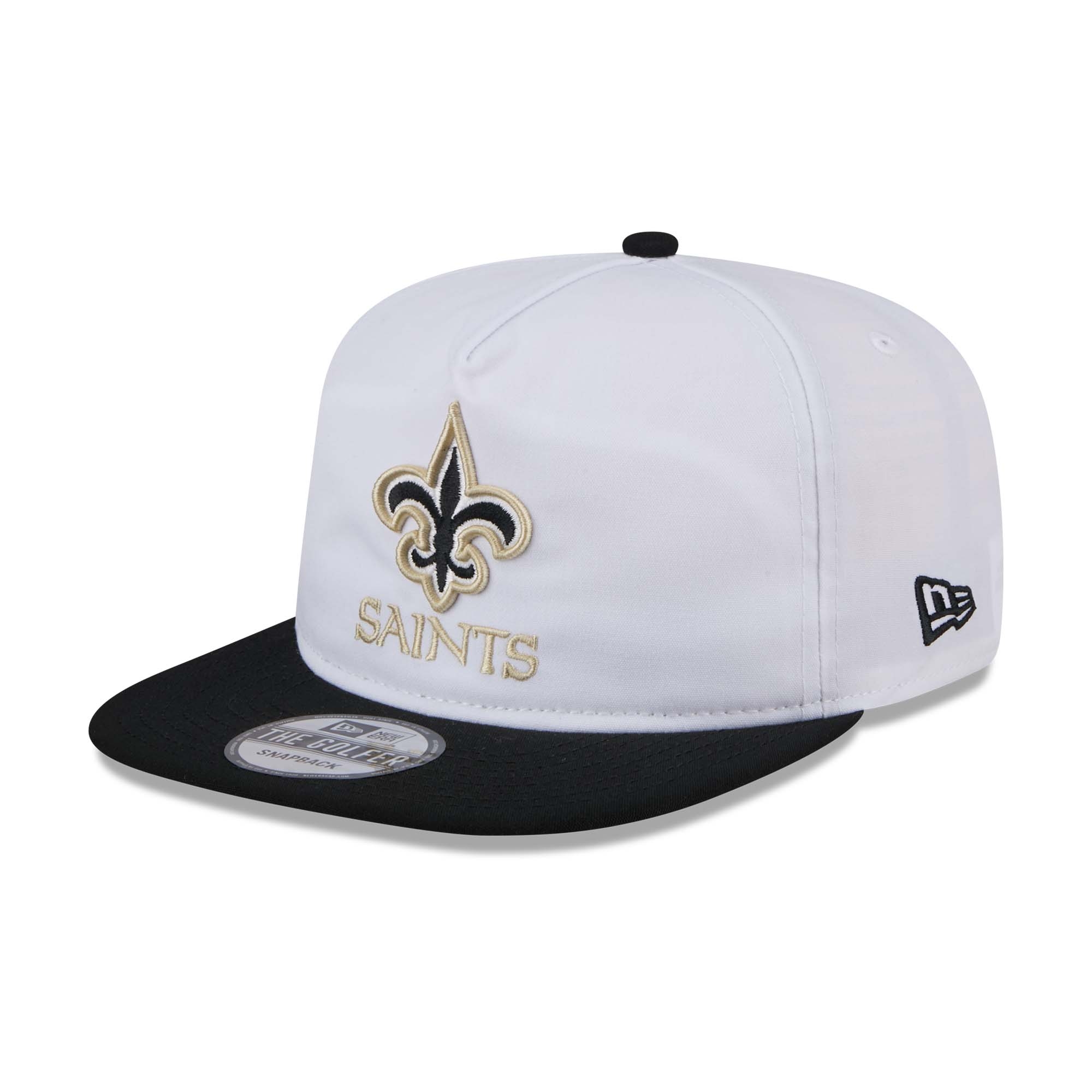 New Orleans Saints 2024 NFL Training Camp New Era Golfer Snapback Cap Weiß