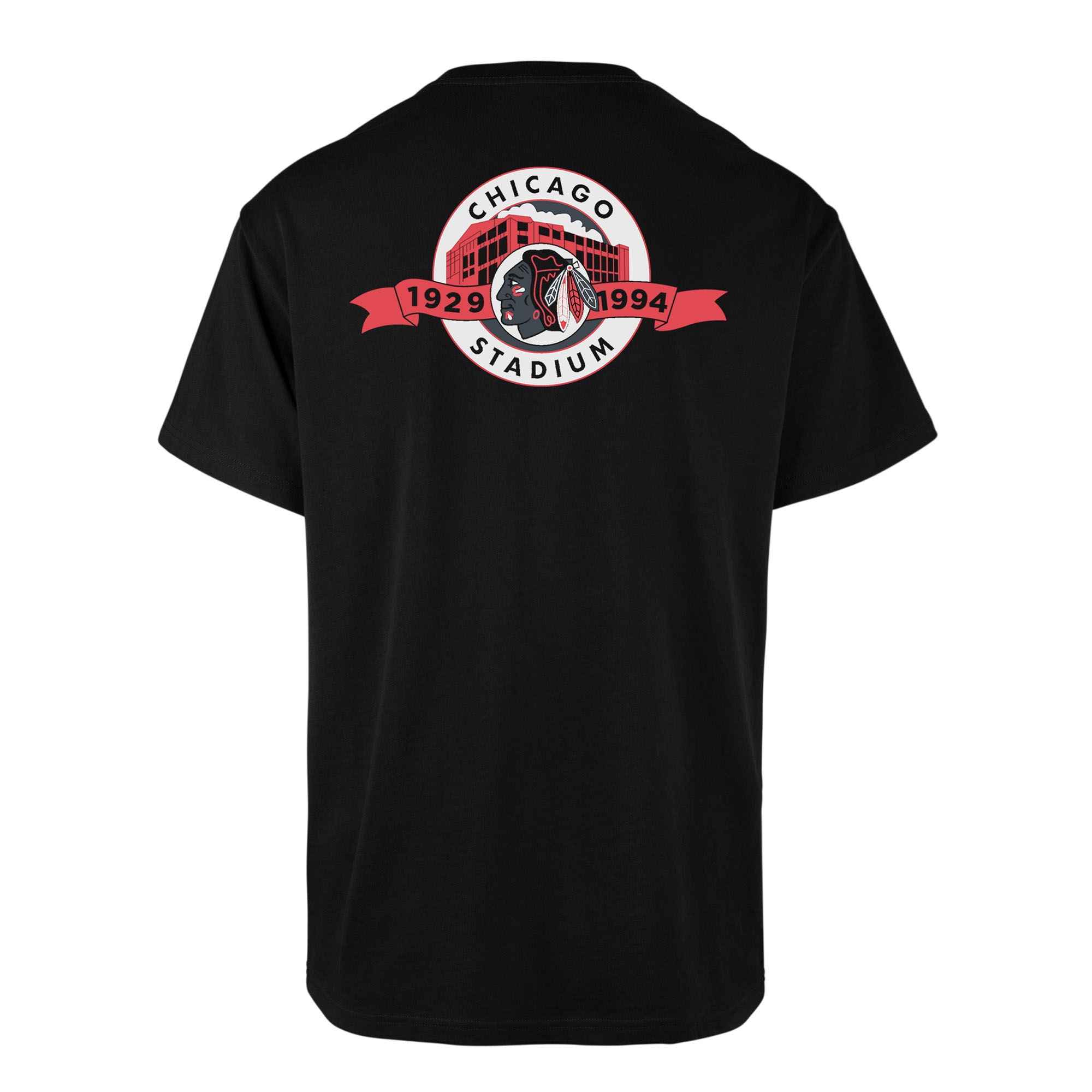 Chicago Blackhawks Stadium Vintage Backer '47 Echo NHL T-Shirt