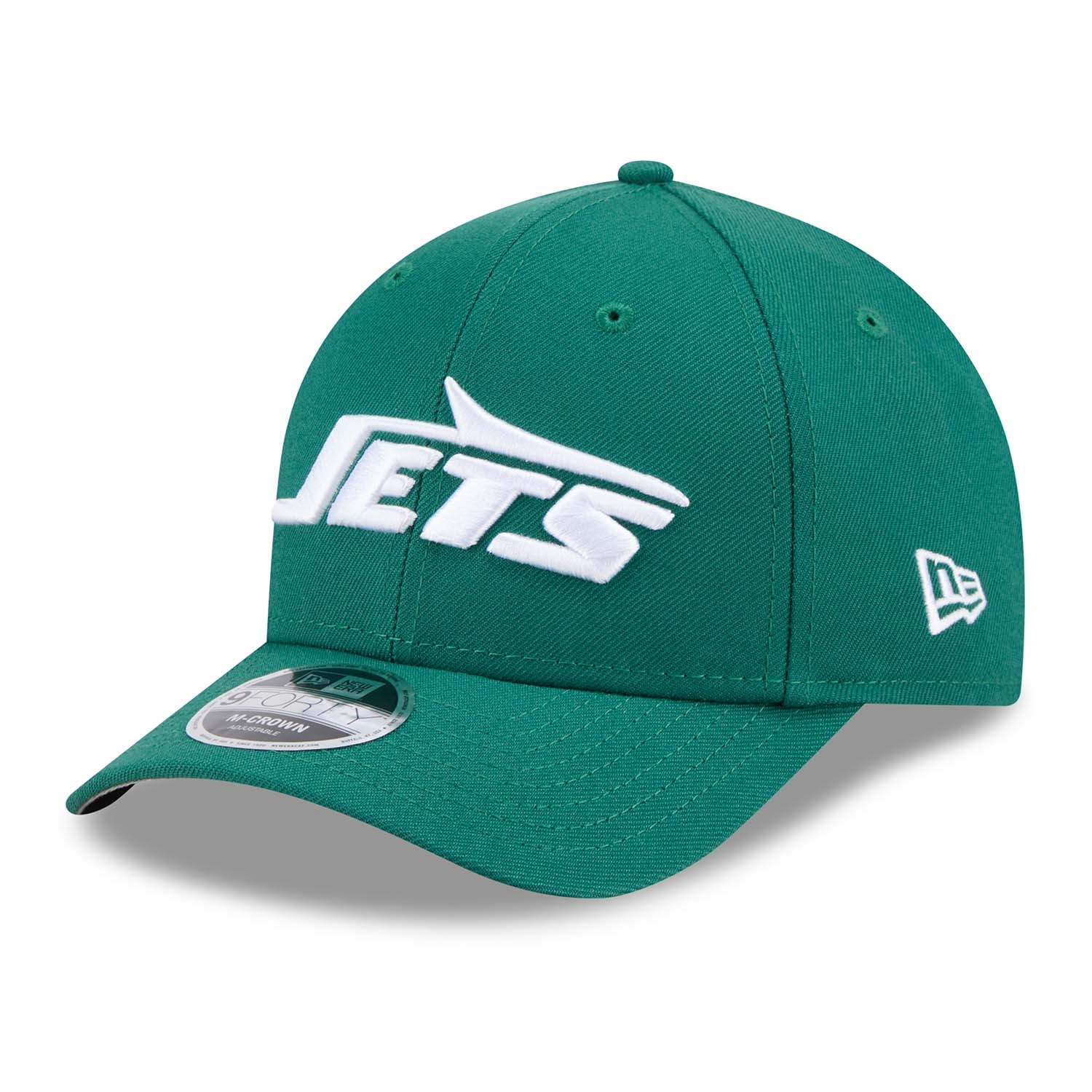 New York Jets NFL Team Logo New Era 9FORTY M-Crown Snapback Cap Grün