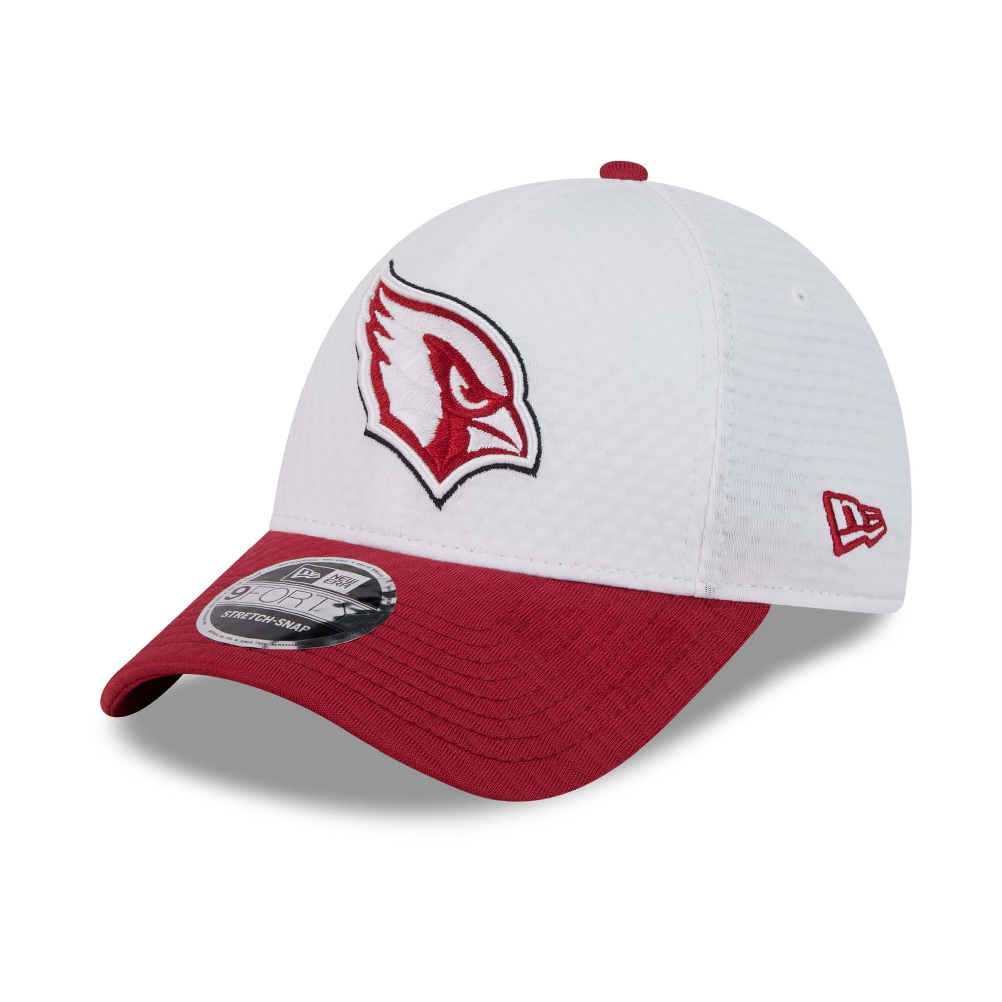 Arizona Cardinals 2024 NFL Training Camp New Era Stretch-Snap 9FORTY Cap Weiß