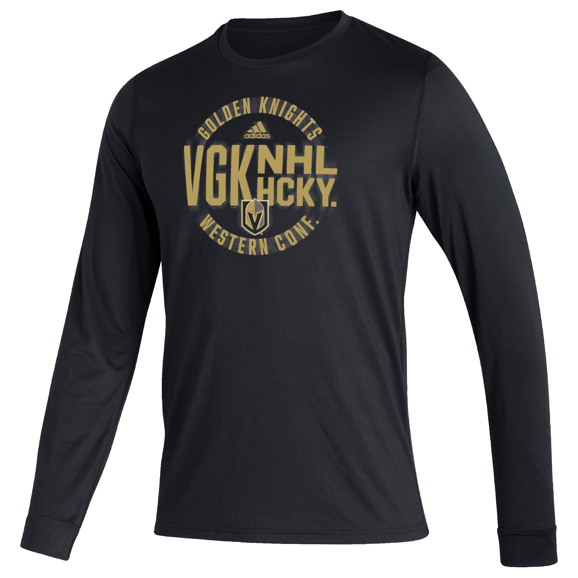 Vegas Golden Knights 2021/22 NHL adidas Creator Long Sleeve Shirt Black