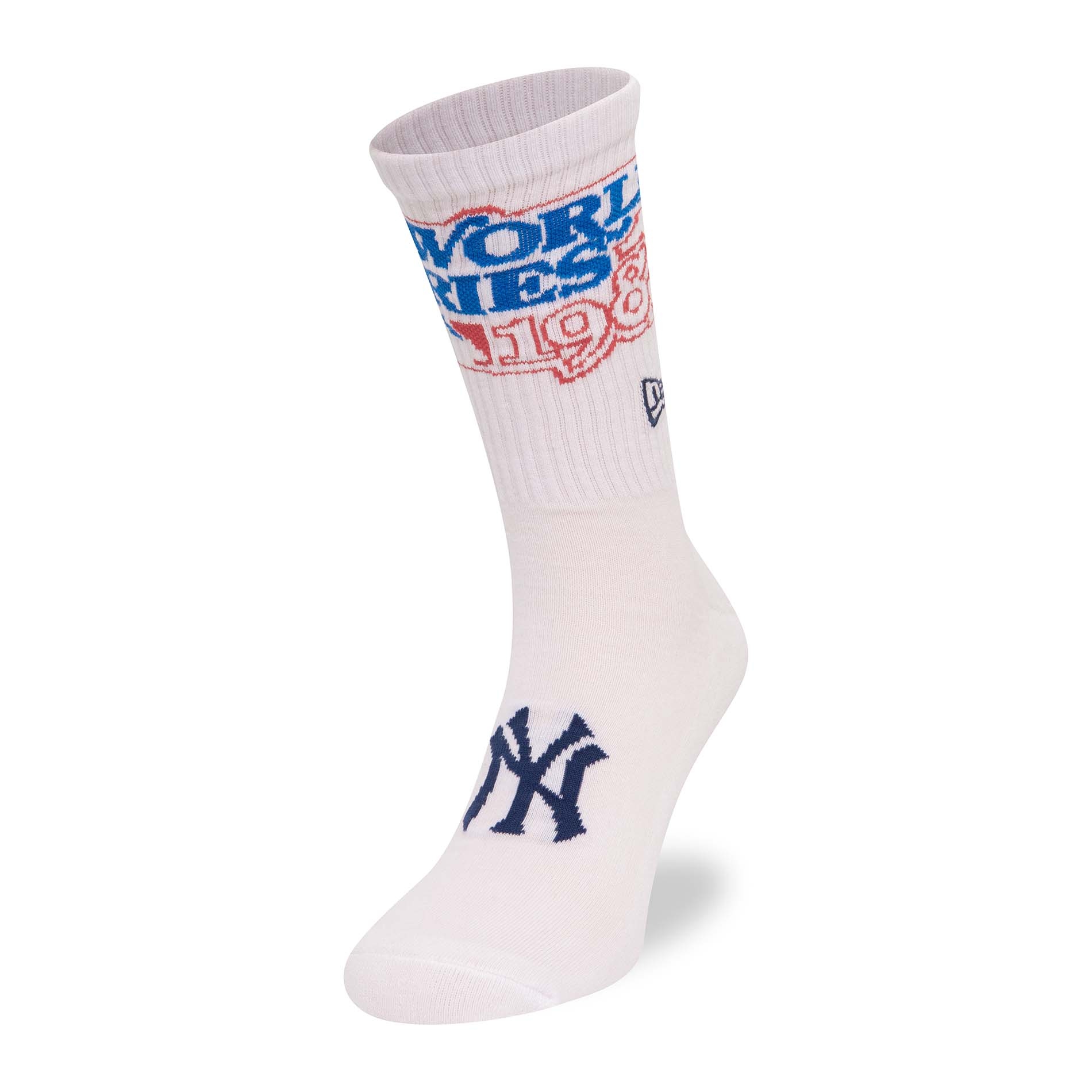 New York Yankees 1981 World Series New Era MLB Crew Socken Weiß