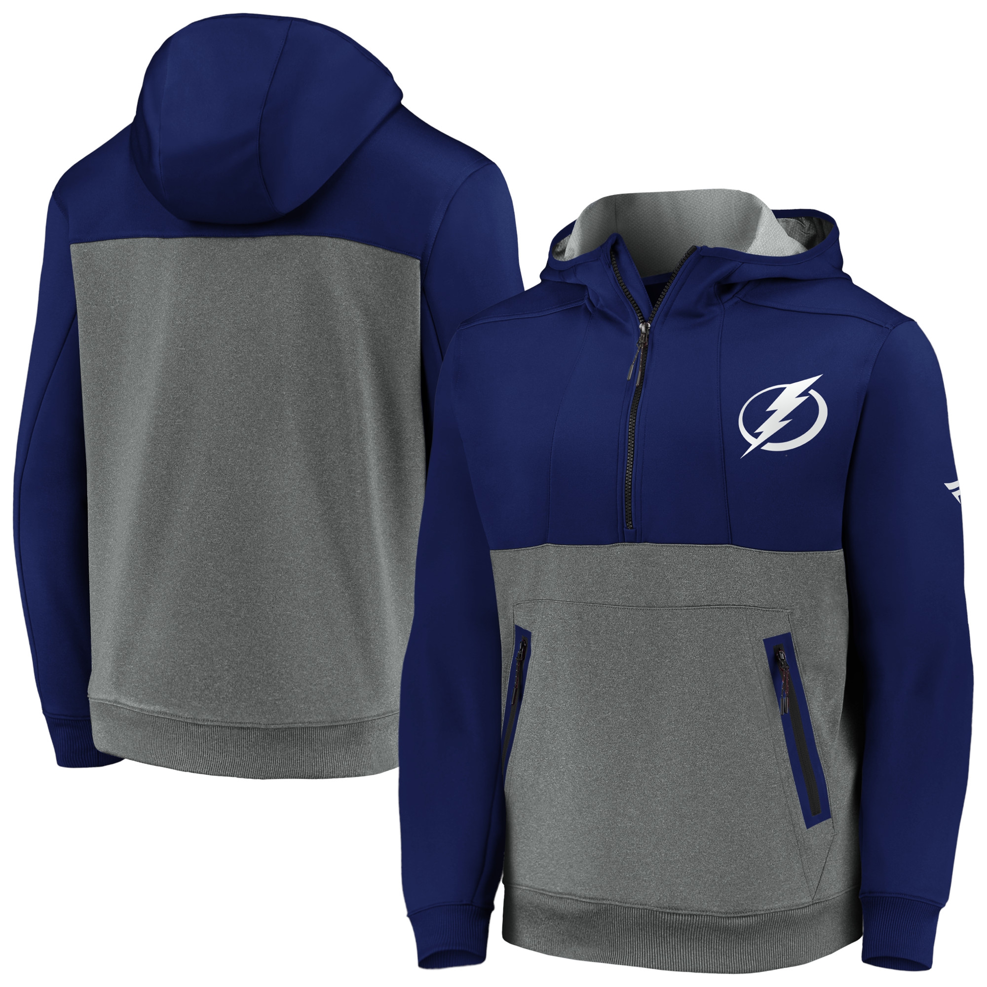 Tampa Bay Lightning NHL Fanatics Authentic Pro Travel & Training Tech Hoodie