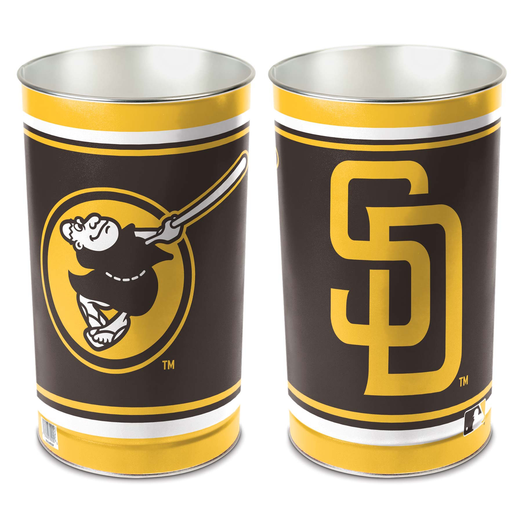 San Diego Padres WinCraft Metal MLB Wastebasket