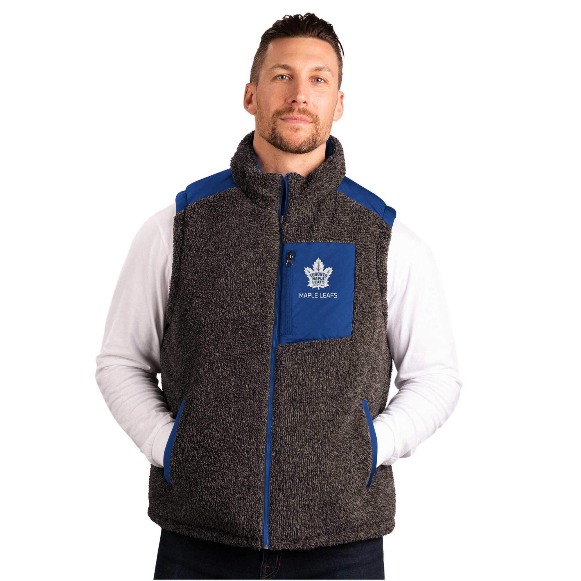 Toronto Maple Leafs G-III NHL Reversible Sherpa Winter Vest