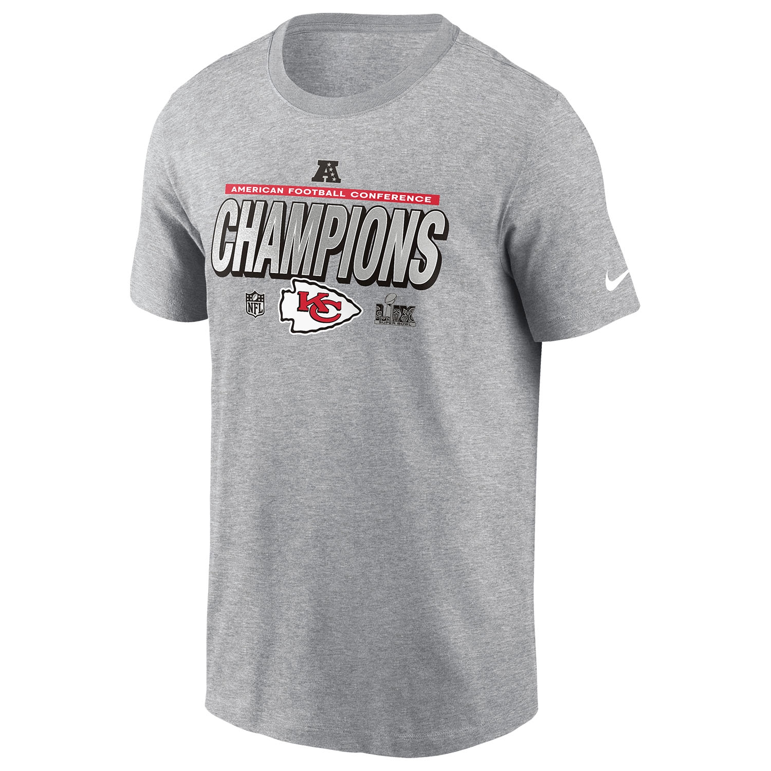 Kansas City Chiefs 2024-25 AFC Champions Locker Room Nike NFL T-Shirt