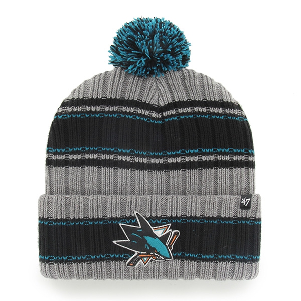 San Jose Sharks Cuff Pom '47 Rexford NHL Cuff Knit
