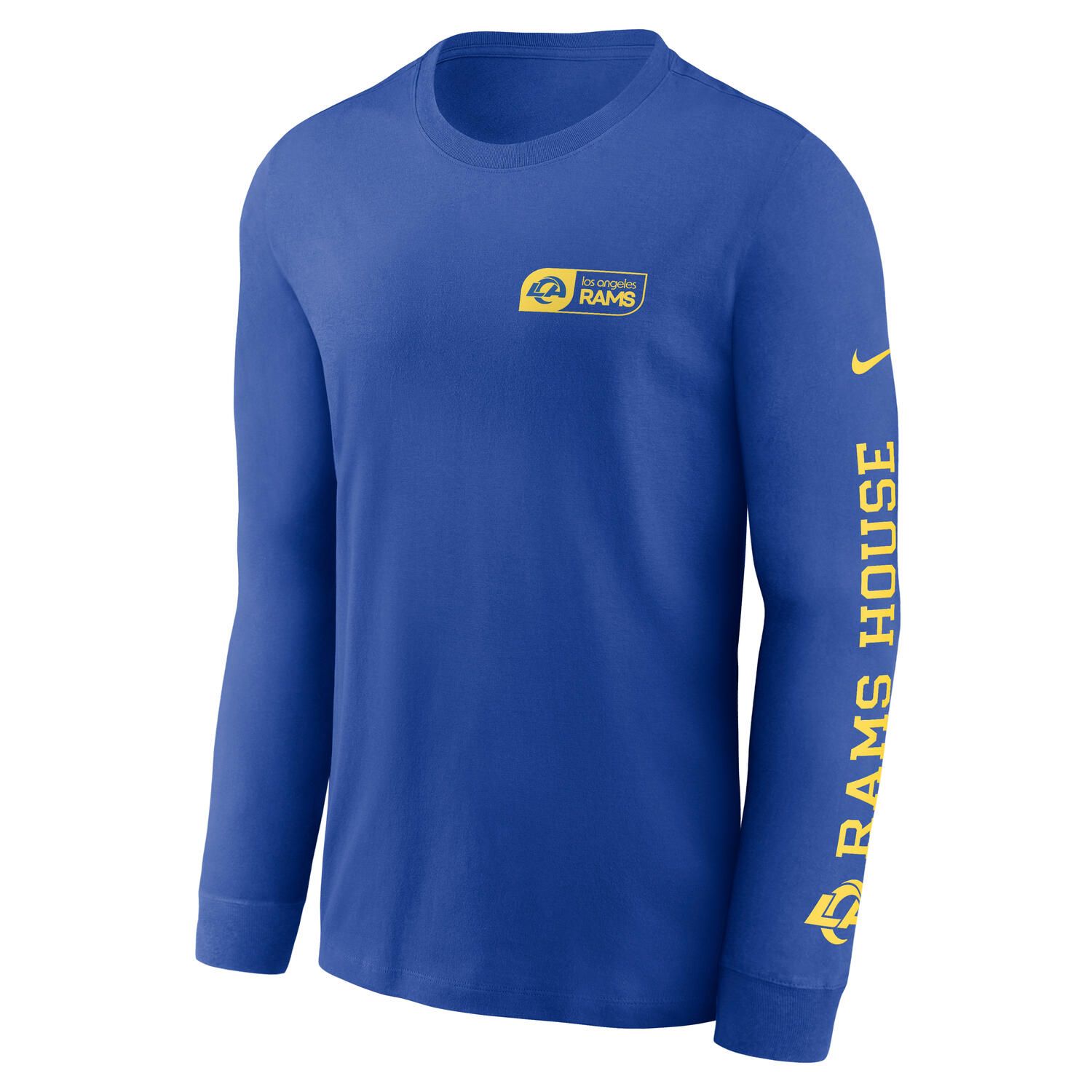 Los Angeles Rams NFL All Out Nike Cotton Long Sleeve Blau