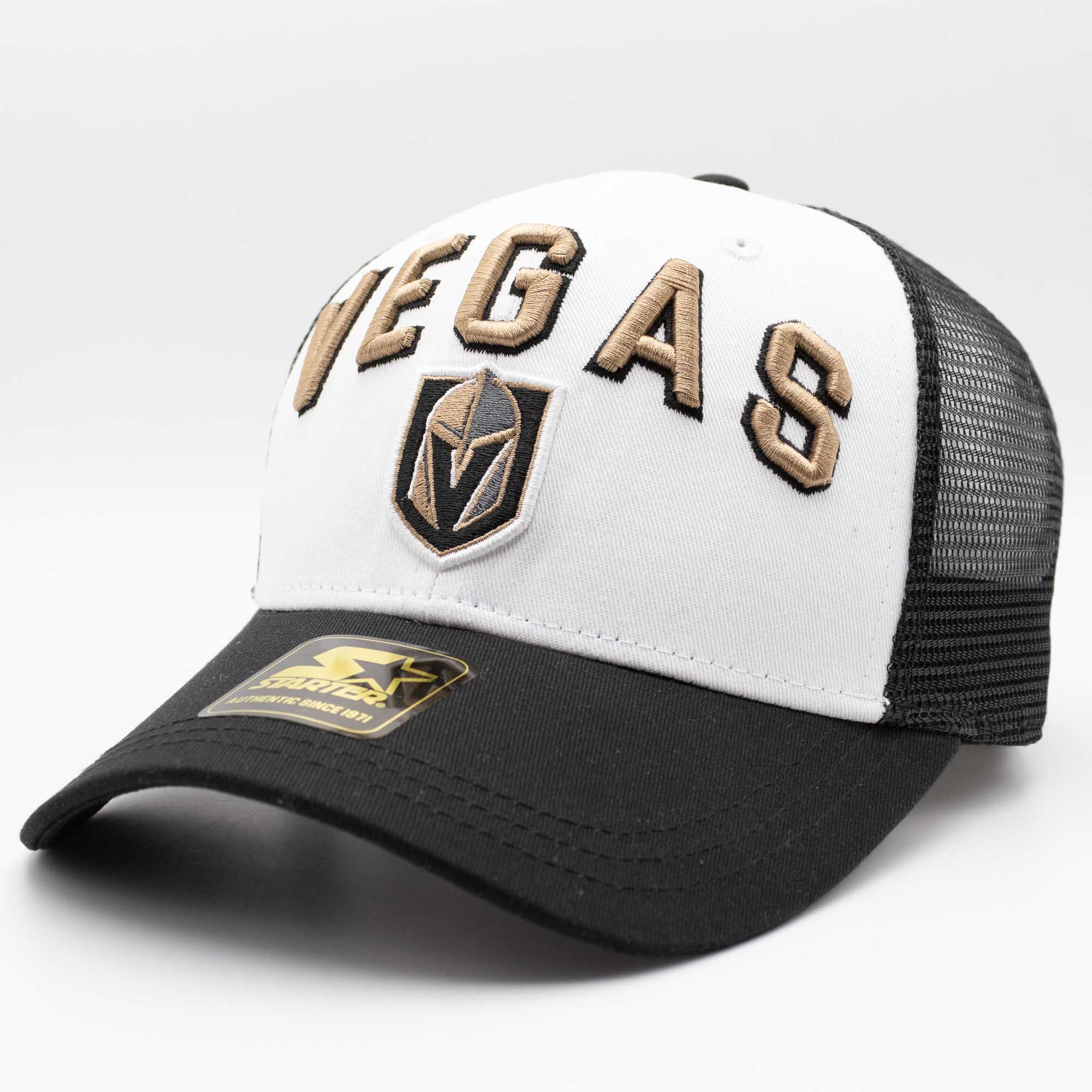 Vegas Golden Knights Starter Penalty NHL Trucker Cap Black