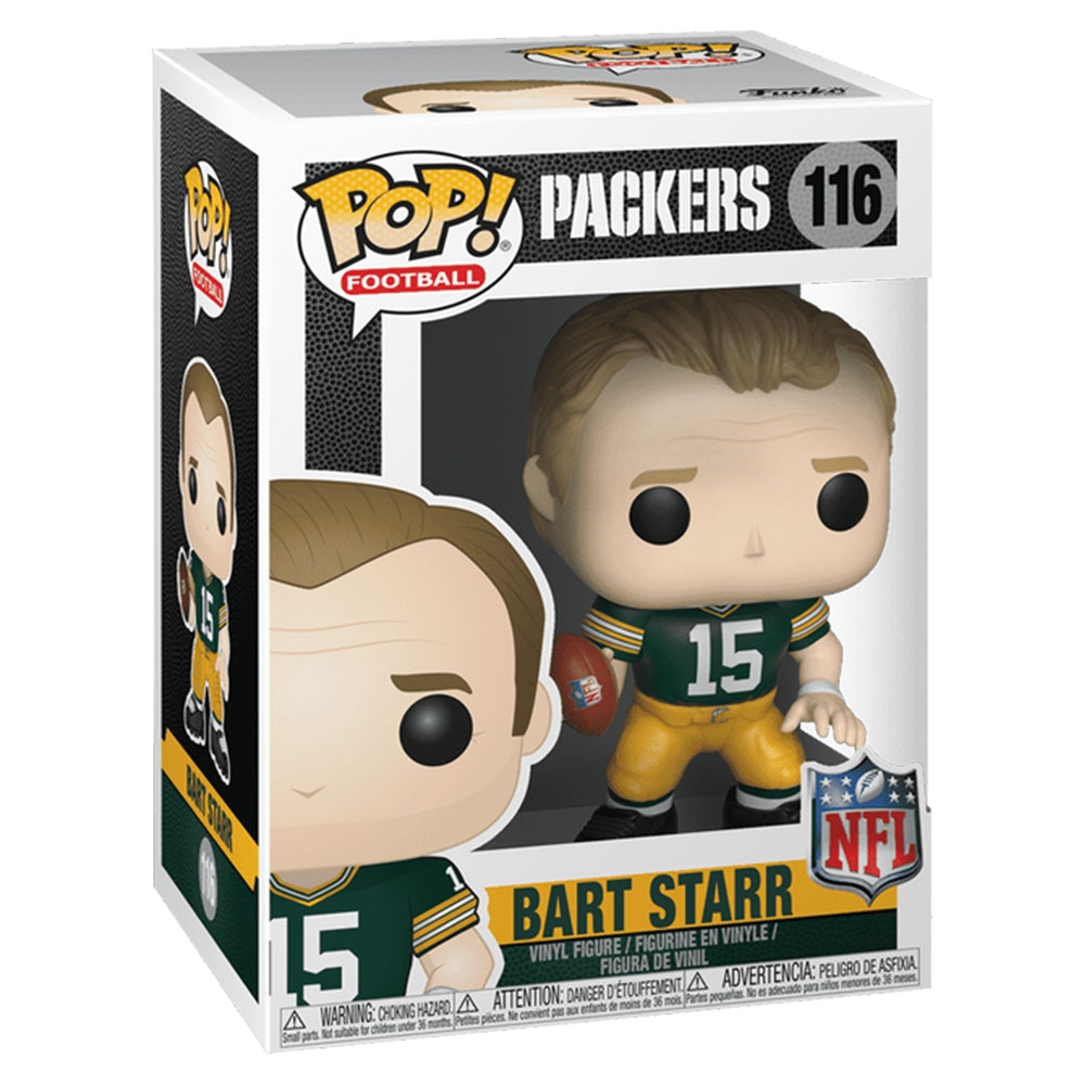 Funko POP! #116 Bart Starr Green Bay Packers Vinyl NFL Figur