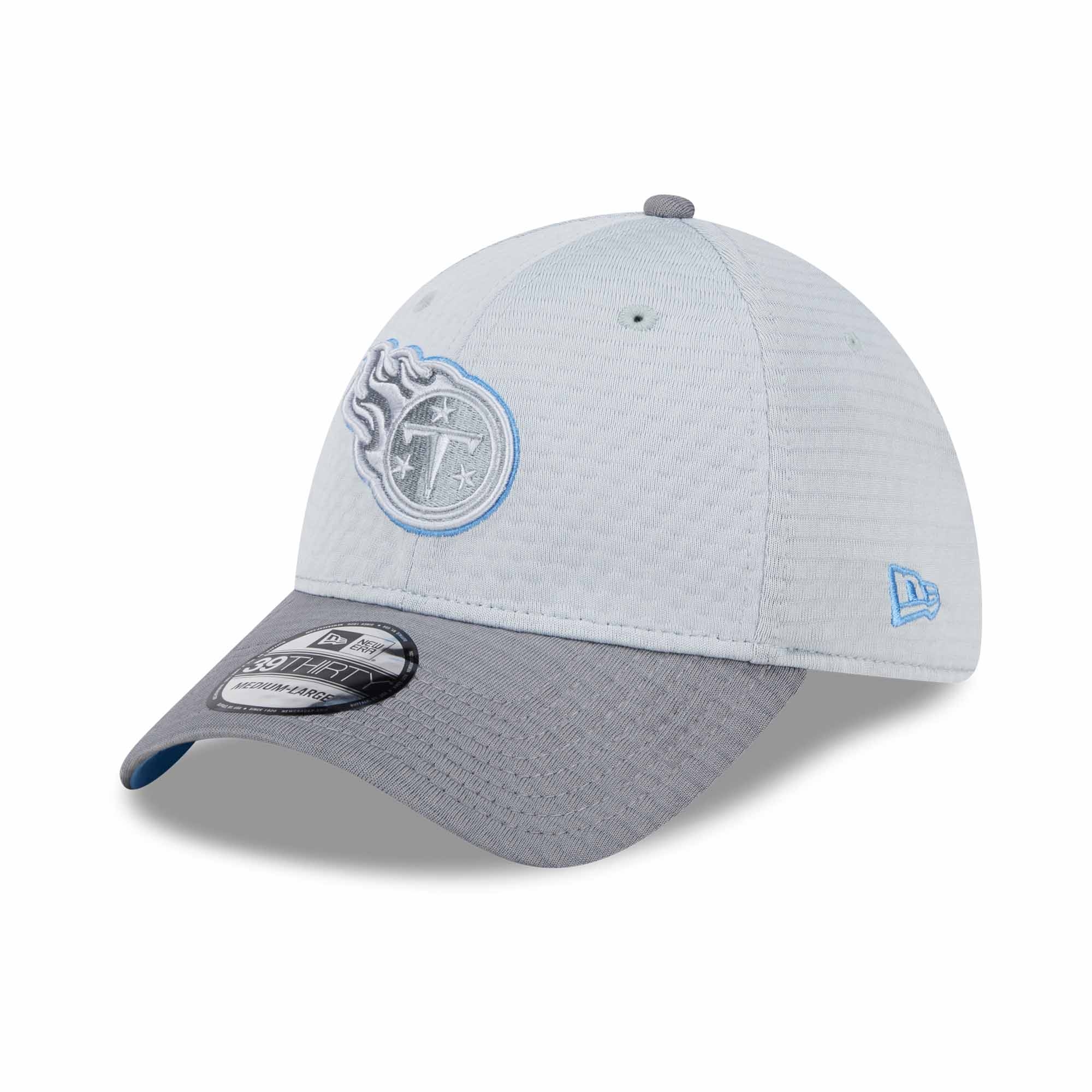 Tennessee Titans 2024 NFL Training Camp New Era 39THIRTY Flex Cap Grau