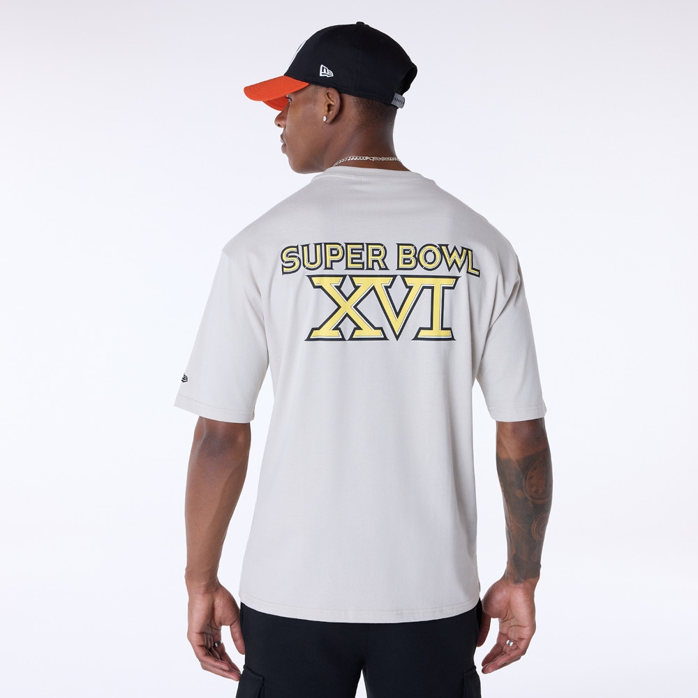 Cincinnati Bengals Super Bowl XVI Oversized NFL T-Shirt Cream