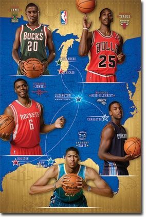 NBA Rookies 2012-13 Basketball Poster