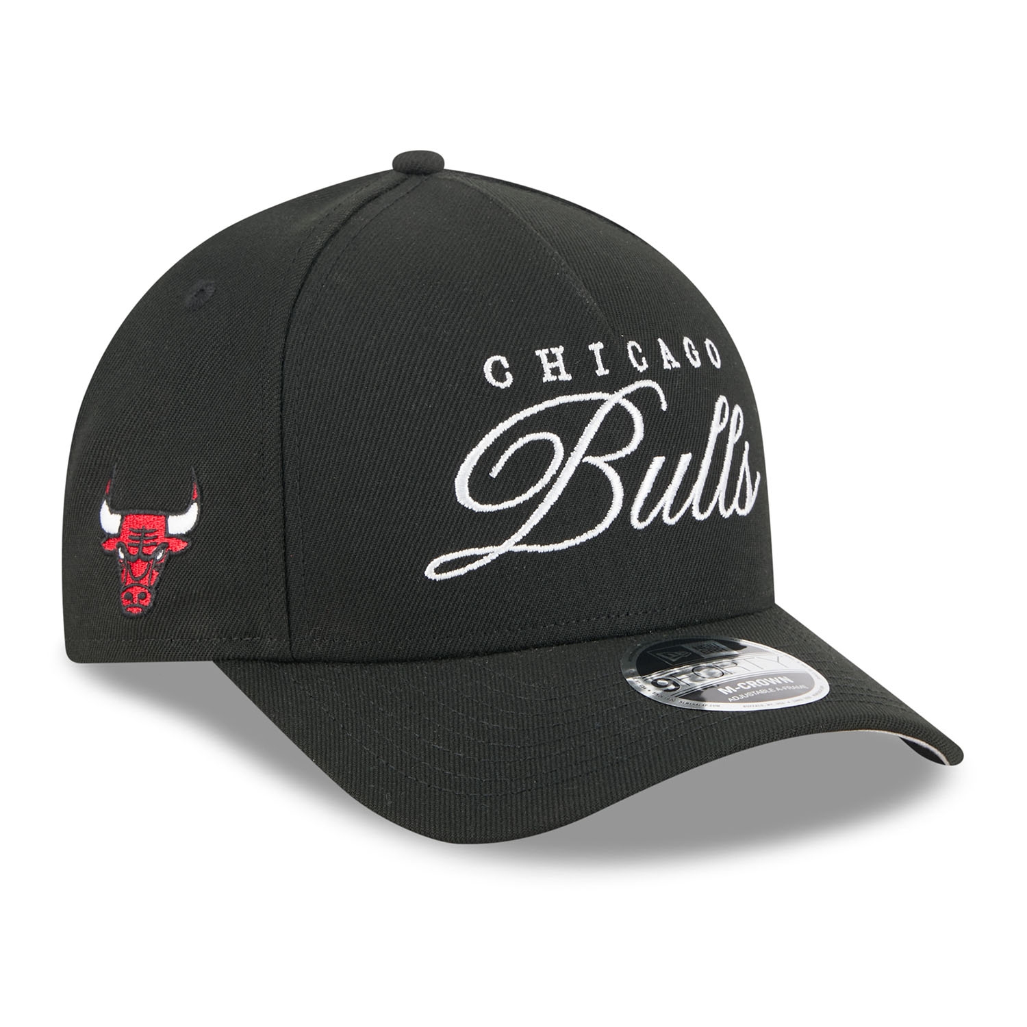 Chicago Bulls 2025 NBA Draft 9FORTY M-Crown A-Frame Snapback Cap Schwarz