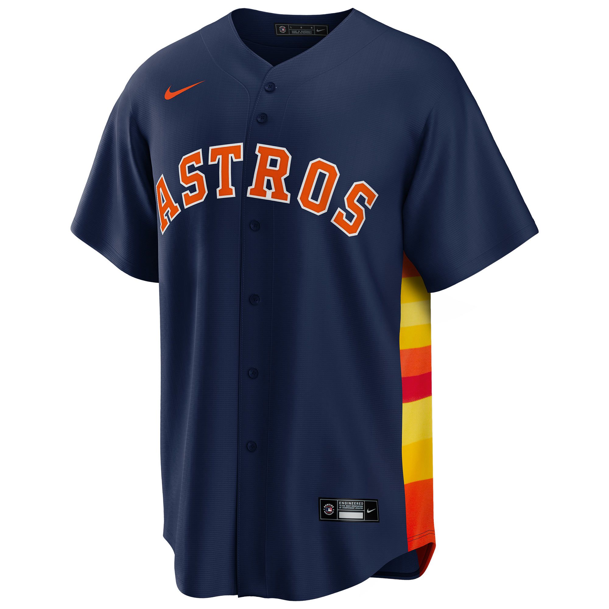 Houston Astros Official Alternate MLB Jersey Navy