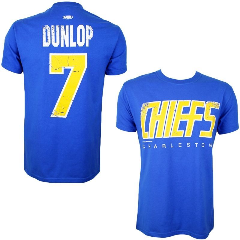 Slapshot Charlestown Chiefs Reg Dunlop #7 Eishockey T-Shirt