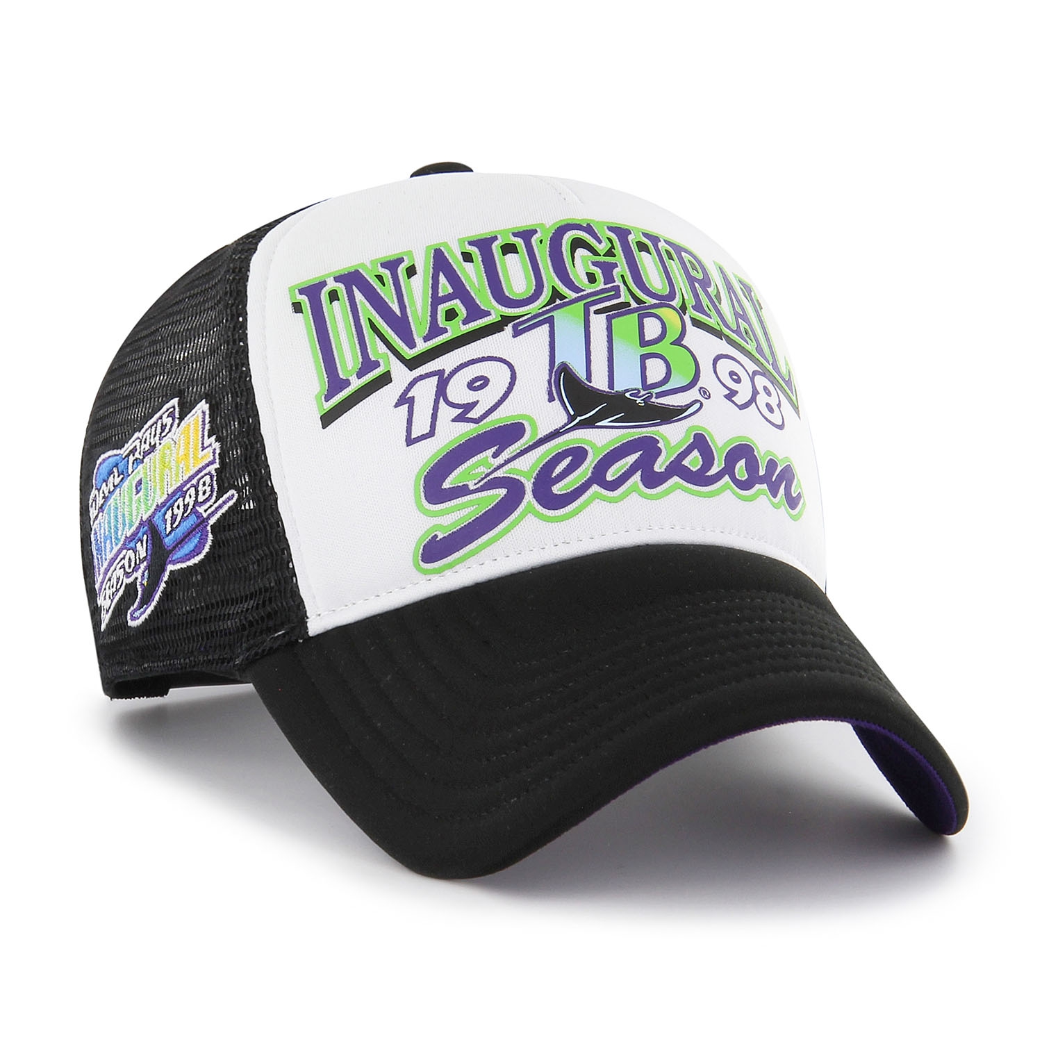 Tampa Bay Rays Offside MLB Trucker Cap Schwarz