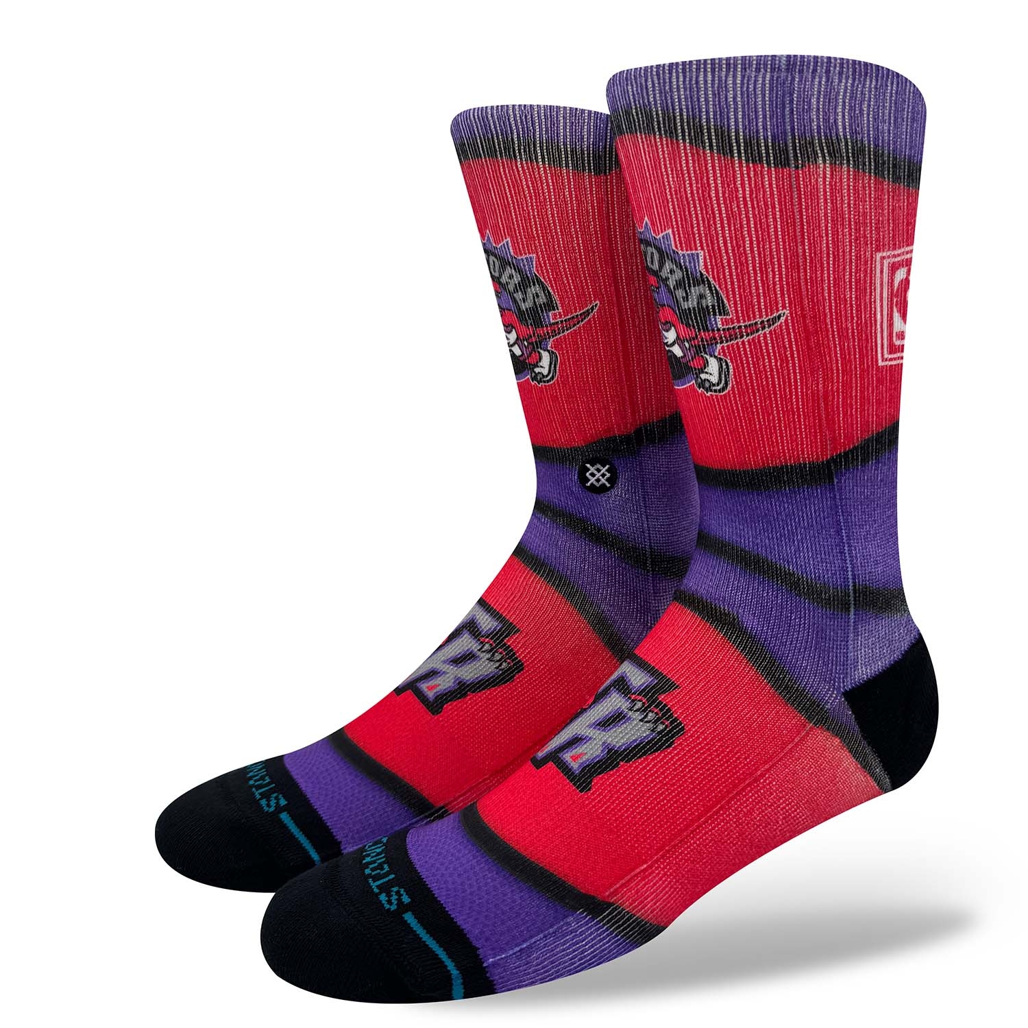 Toronto Raptors Classic Mini Ball Stance Crew Socks