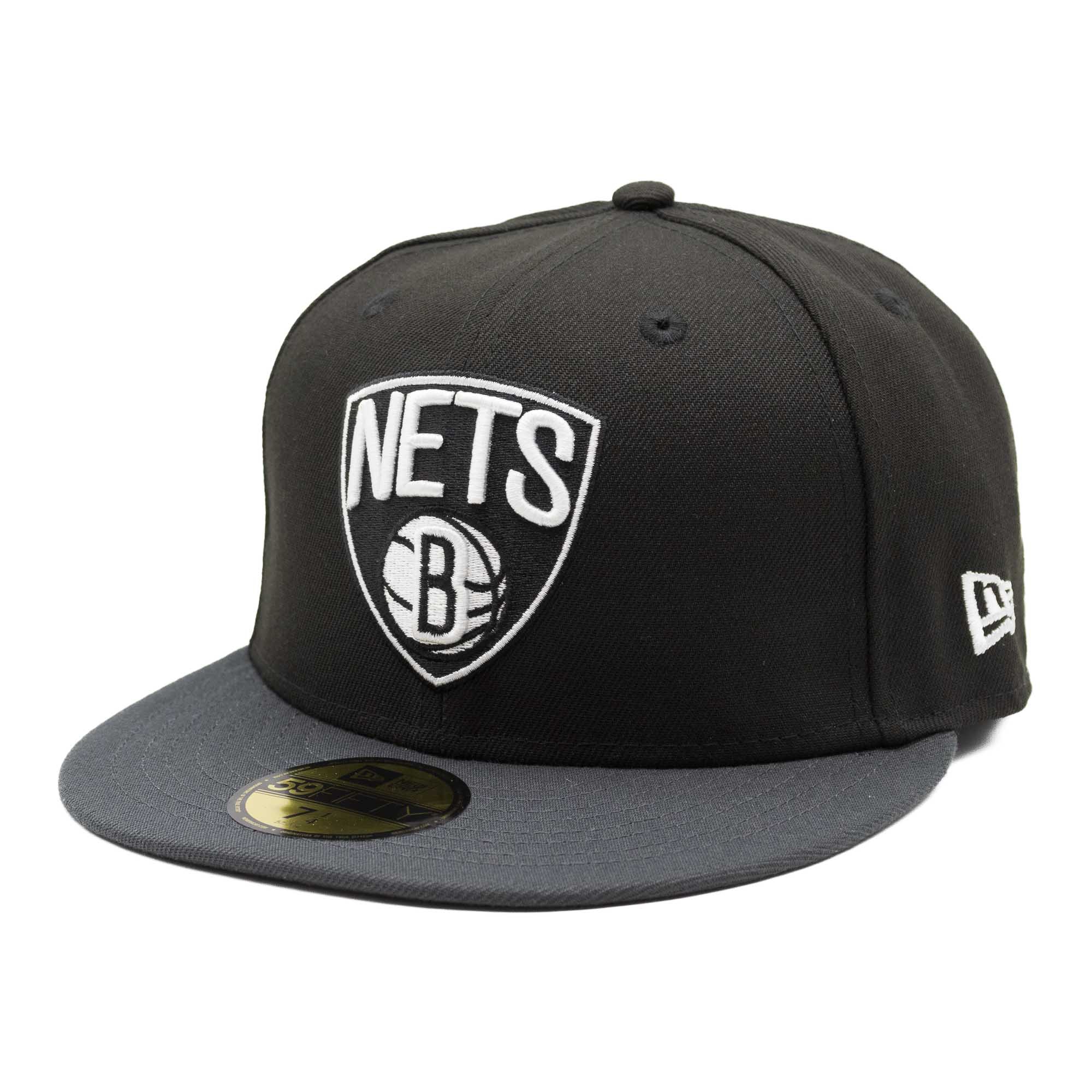 Brooklyn Nets Basic 2-Tone New Era 59FIFTY Fitted NBA Cap