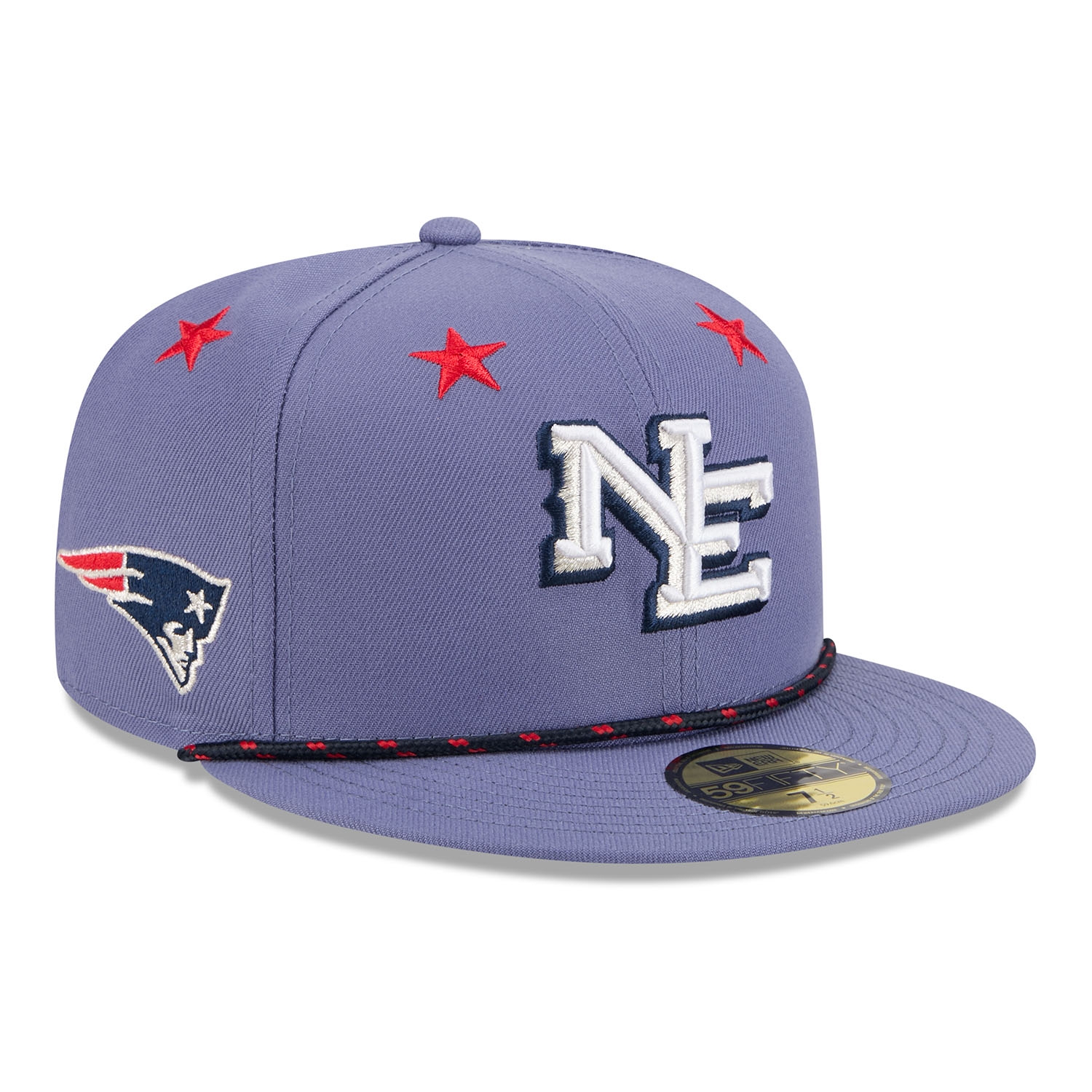 New England Patriots 2025 Rivalries 59FIFTY Fitted Cap Blau