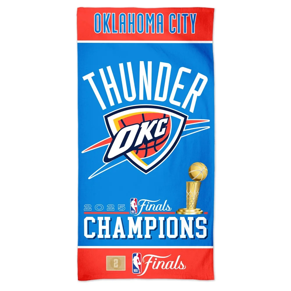 Oklahoma City Thunder 2025 NBA Champions WinCraft NBA Strandtuch