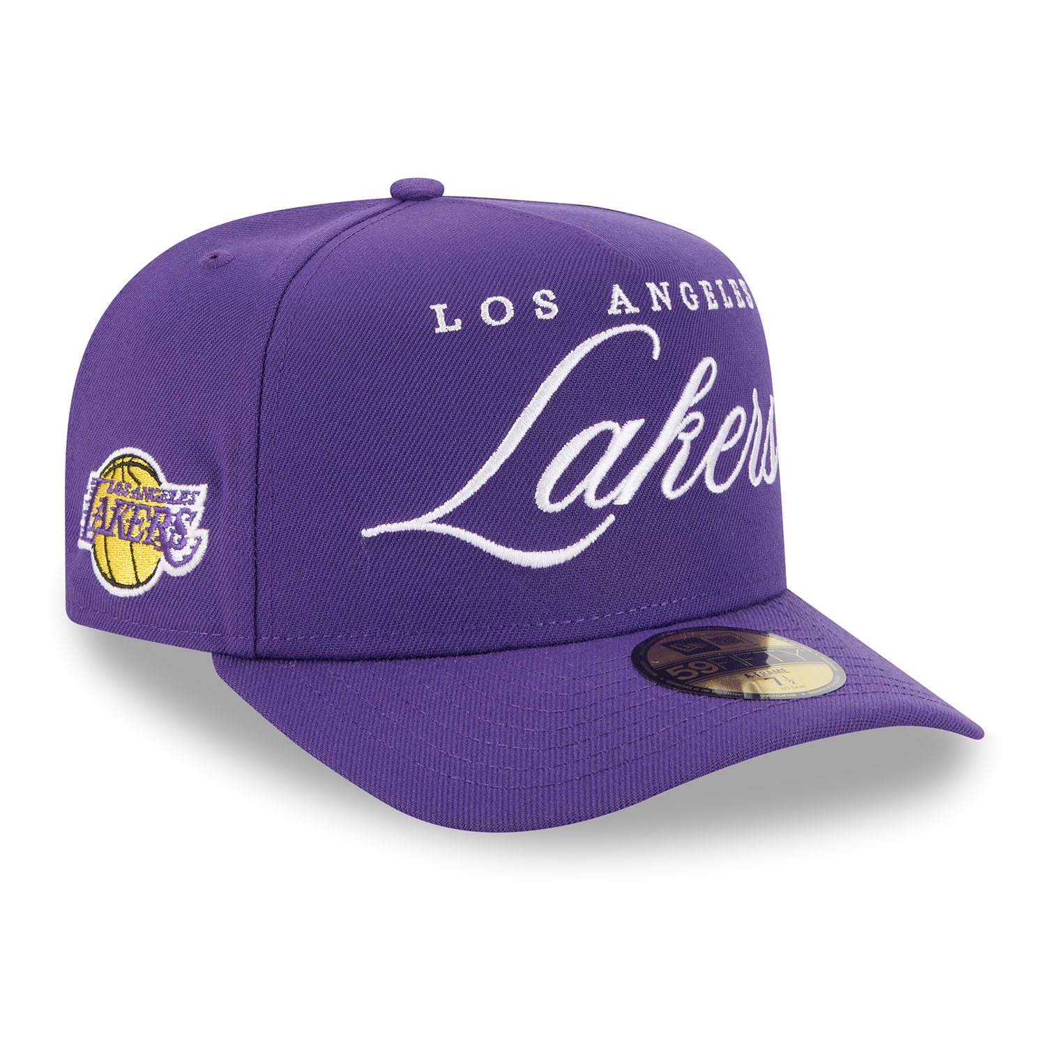 Los Angeles Lakers 2025 NBA Draft New Era 59FIFTY A-Frame Fitted Cap Lila