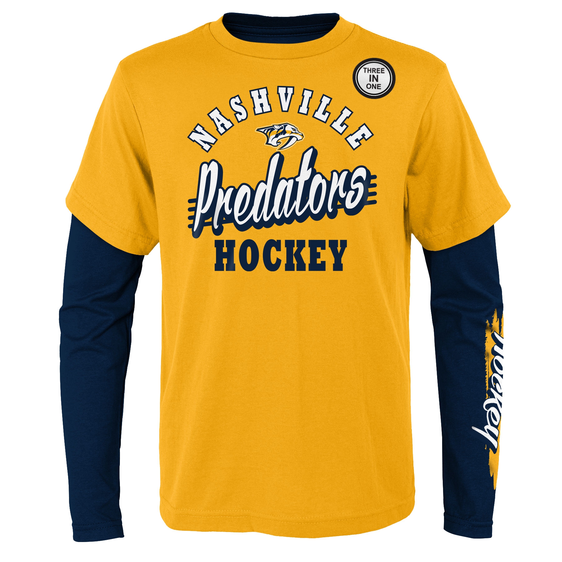 Nashville Predators Advantage 3-in-1 NHL Combo Shirt Set (YOUTH)