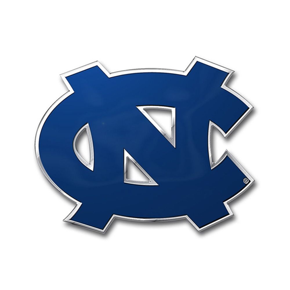 North Carolina Tar Heels Aluminium Color NCAA Team Emblem