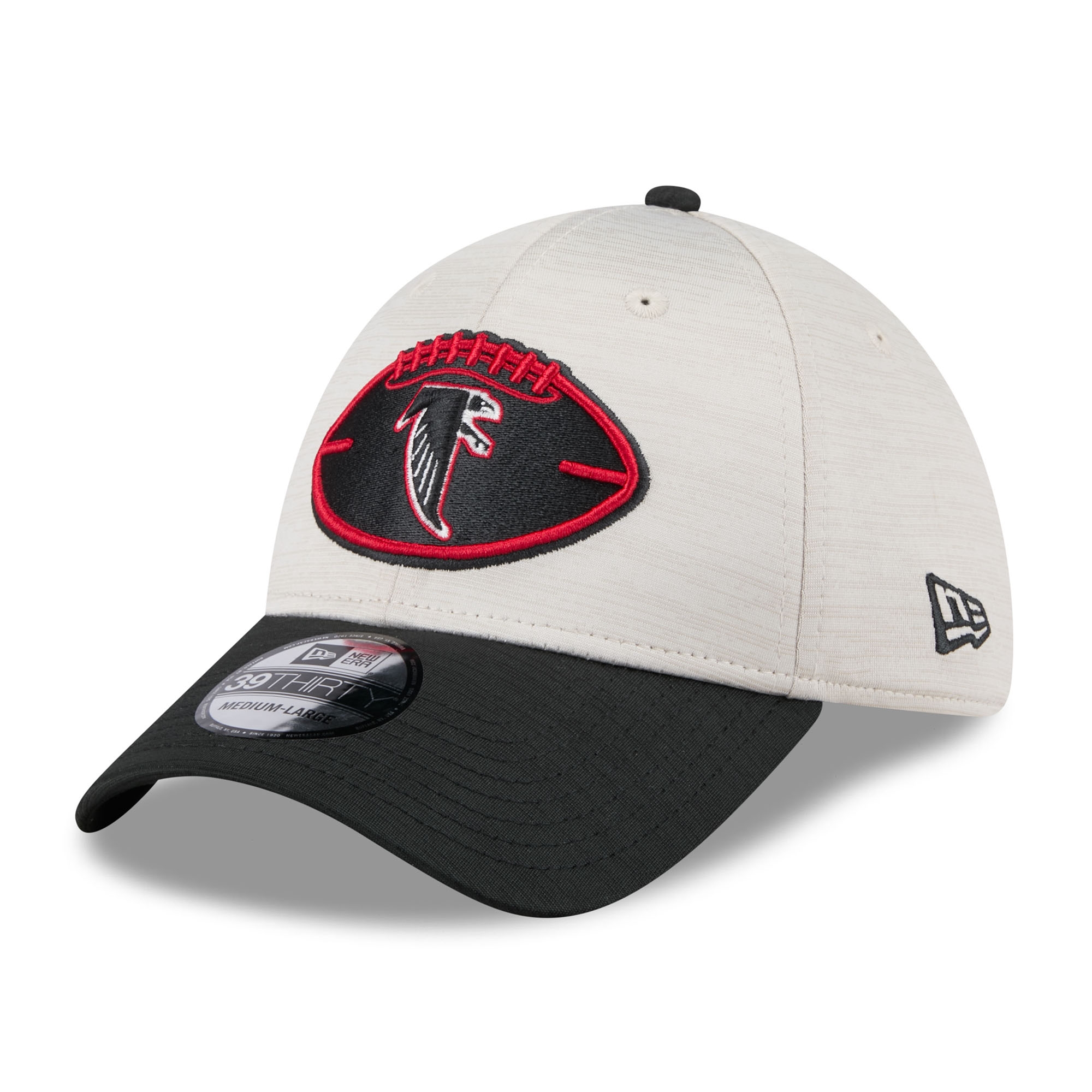 Atlanta Falcons Historic 2024 NFL Sideline New Era 39THIRTY Flex Cap