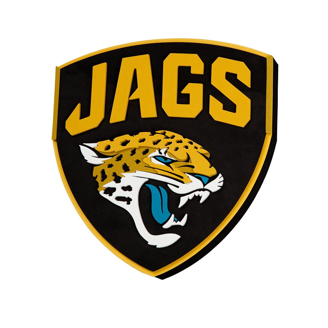 Jacksonville Jaguars NFL 3D Foam Logo Schild