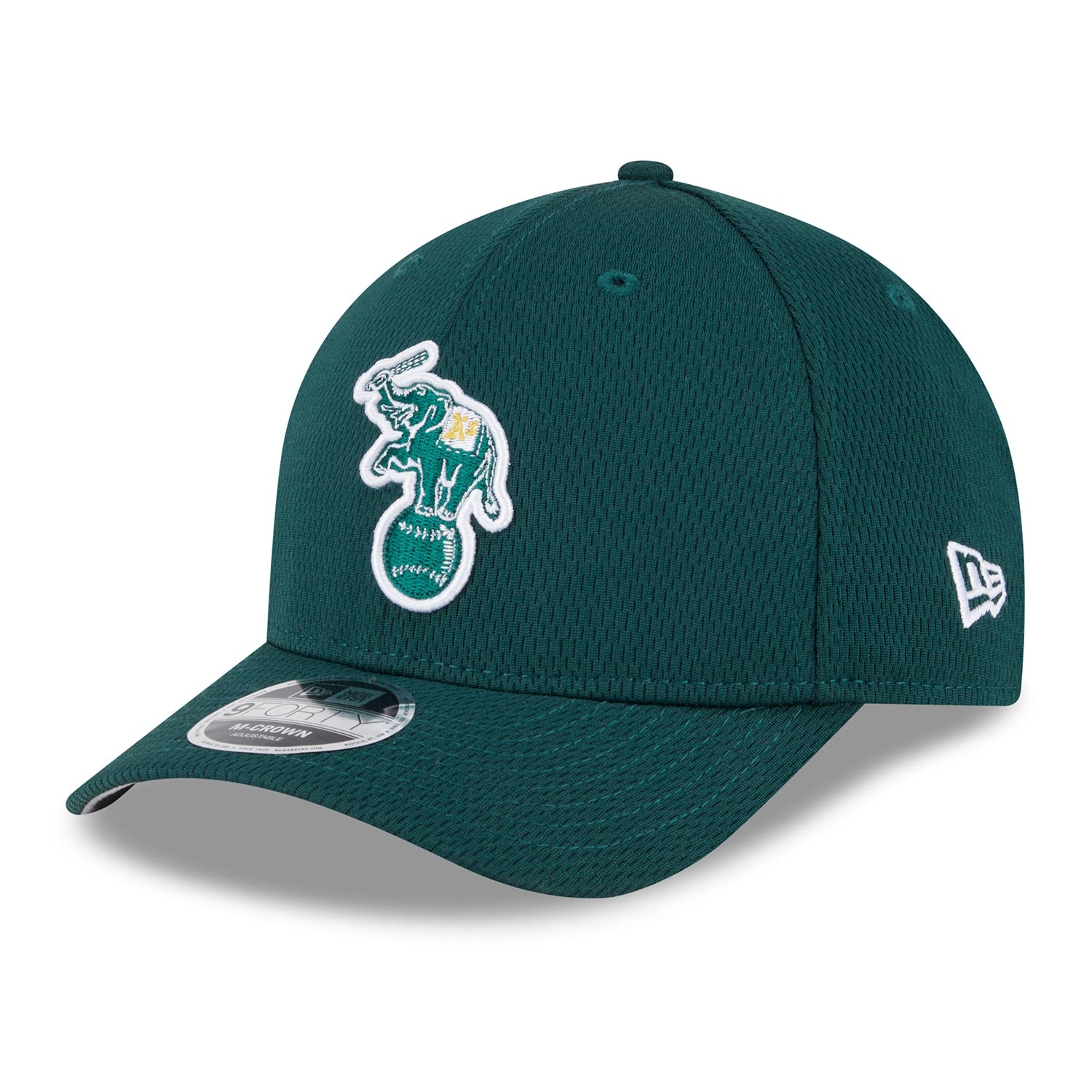 Oakland Athletics 2025 MLB Clubhouse 9FORTY M-Crown Snapback Cap Green