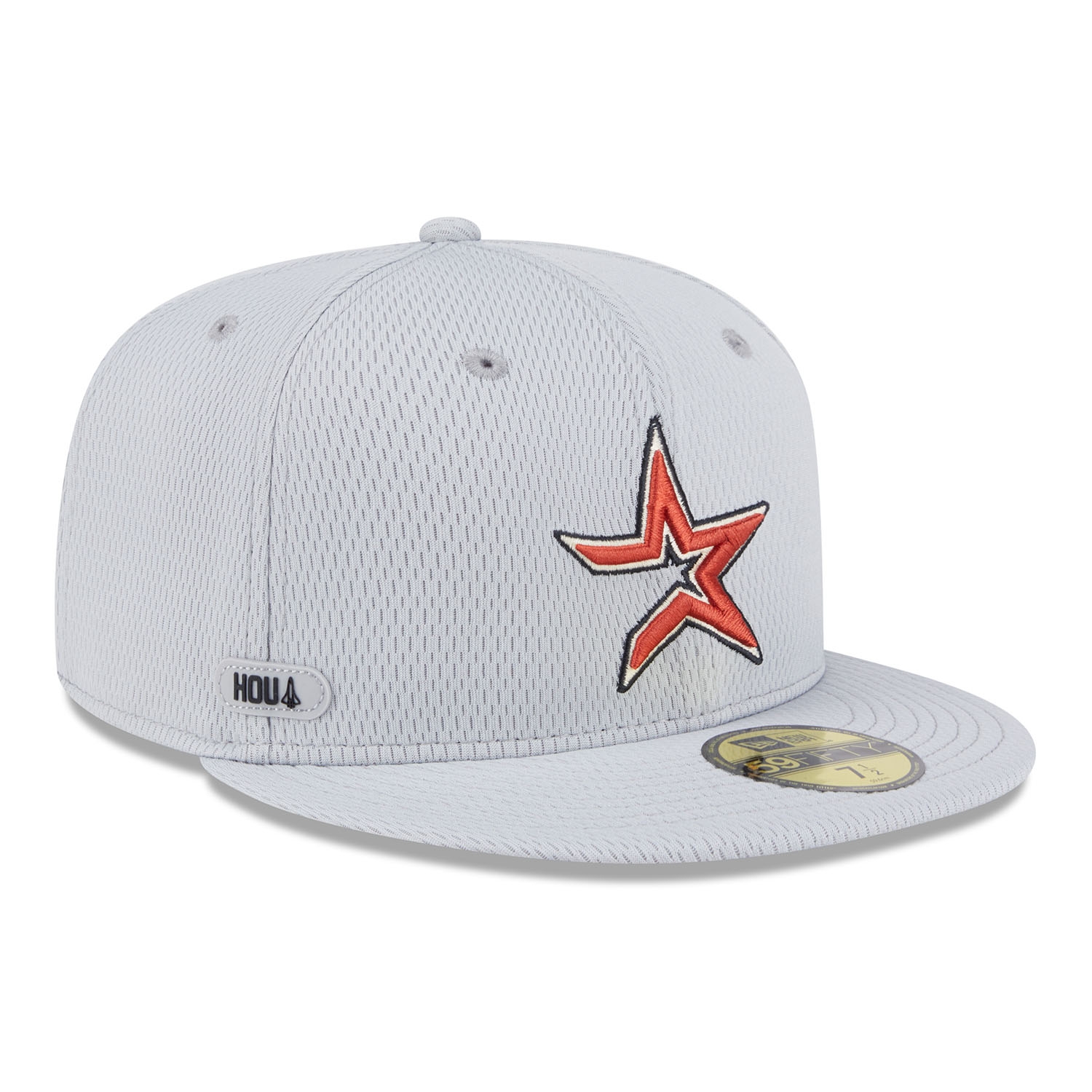 Houston Astros 2025 MLB Authentic Clubhouse Cooperstown 59FIFTY Fitted Cap Gray