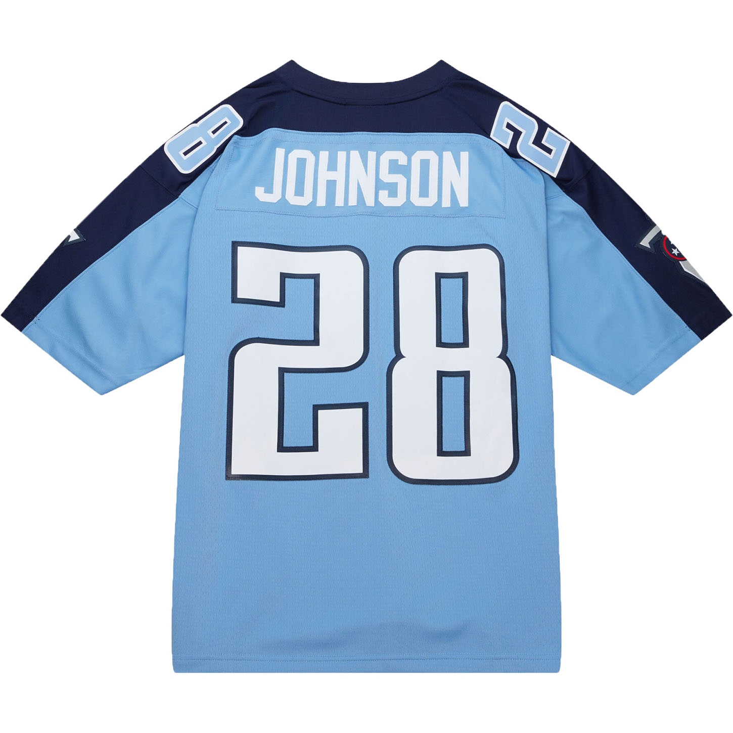Chris Johnson #28 Tennessee Titans 2009 Mitchell & Ness Legacy NFL Trikot Blue