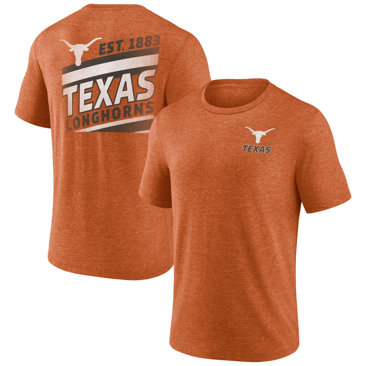 Texas Longhorns Ideal Faded NCAA T-Shirt Orange