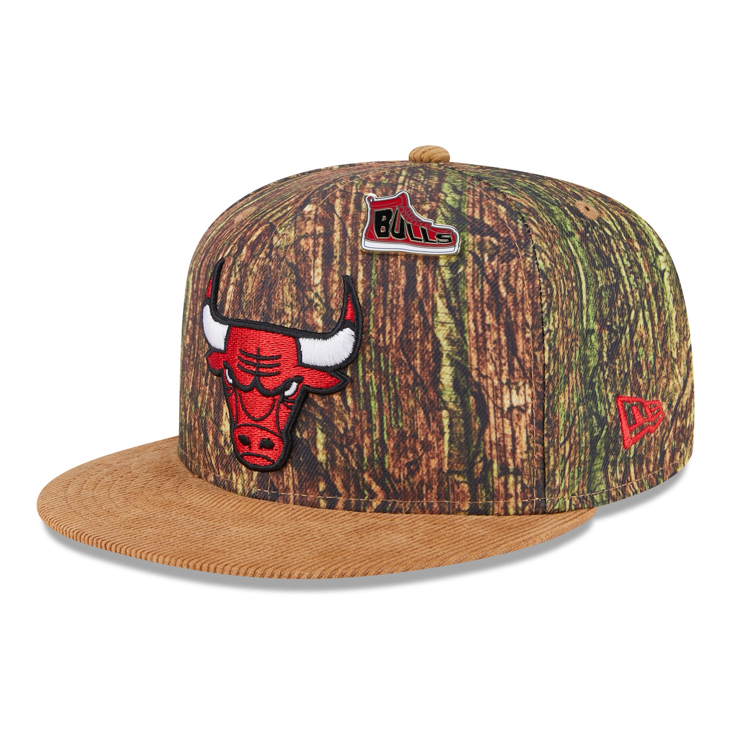 Chicago Bulls 2025 NBA All-Star Game Forrest Camo 9FIFTY Snapback Cap