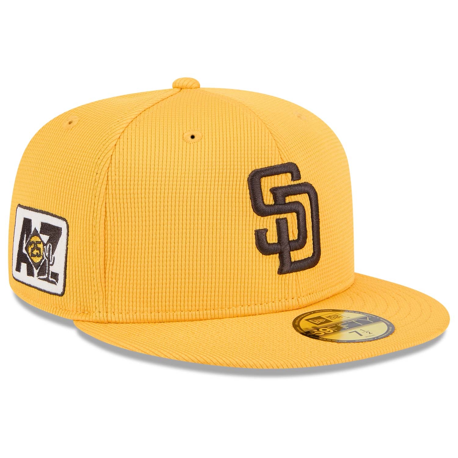San Diego Padres 2025 MLB Spring Training 59FIFTY Fitted Cap Yellow