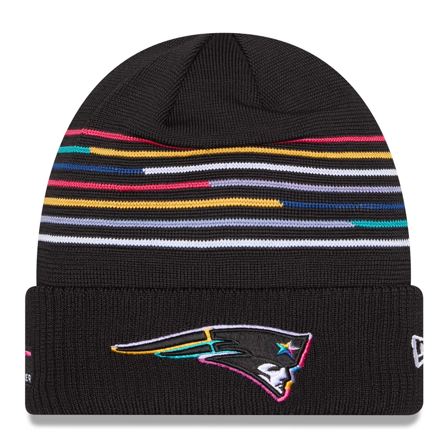 New England Patriots 2025 NFL Crucial Catch New Era Knit Hat