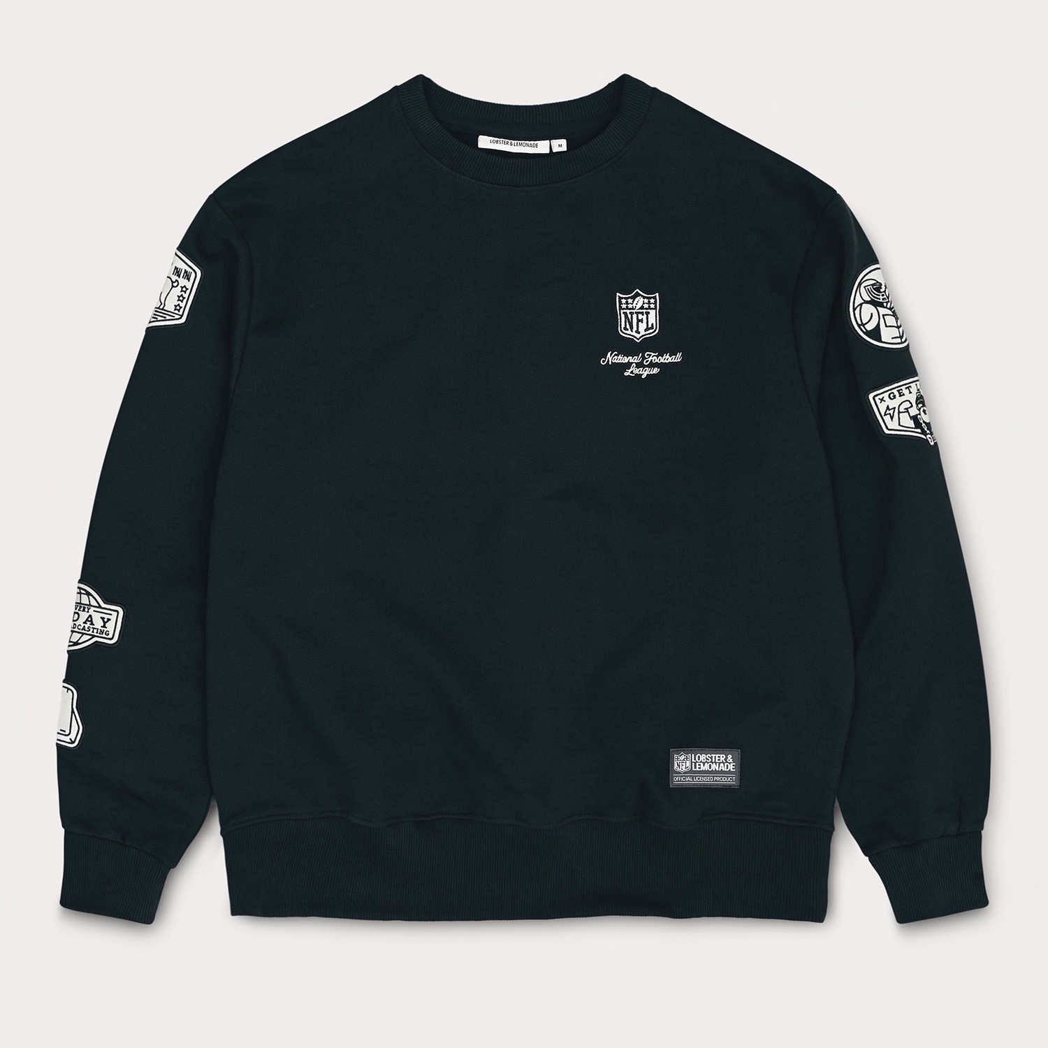 NFL Shield L&L Core '96 Crew Box NFL Sweater Navy