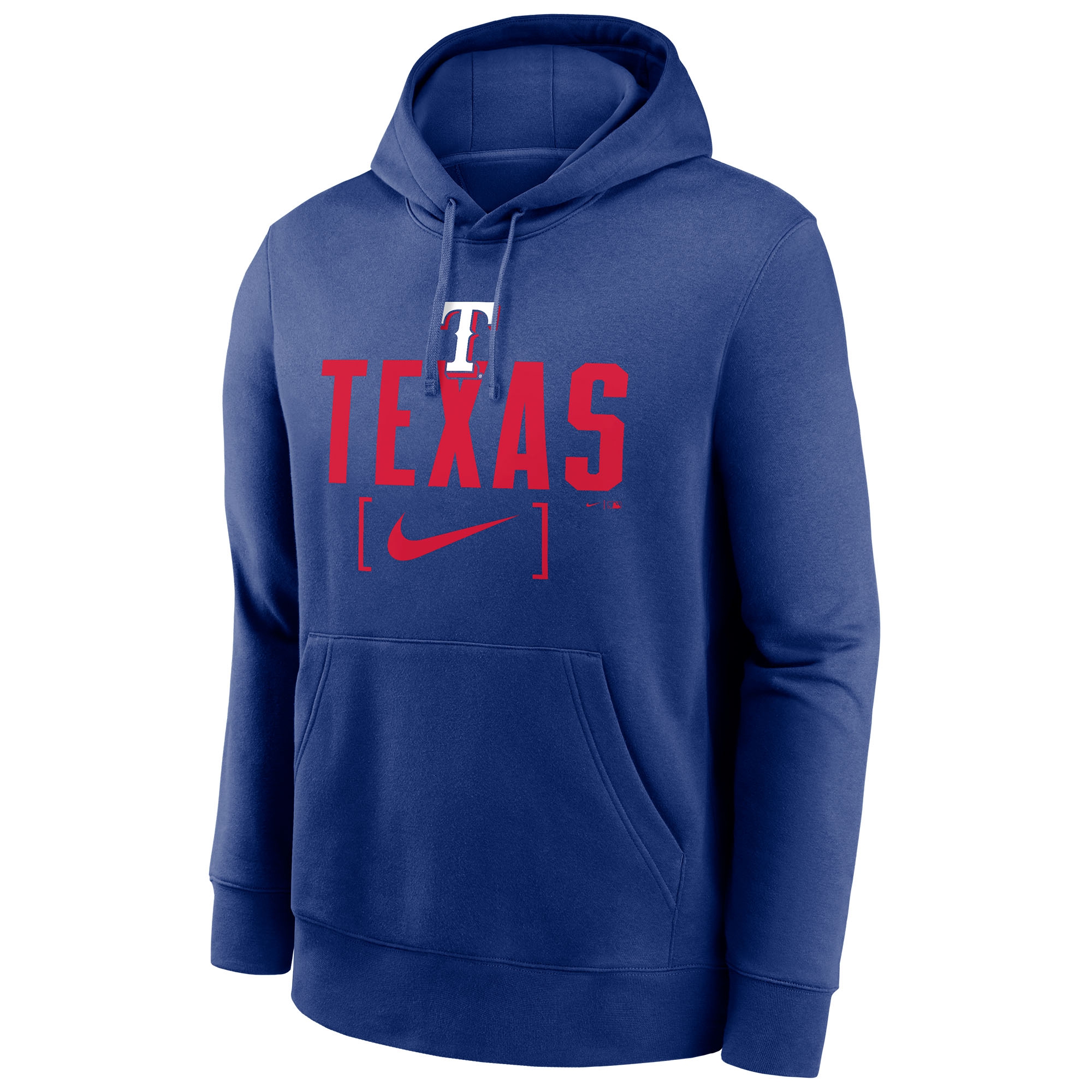 Texas Rangers Nike Club Slack MLB Hoodie Blau