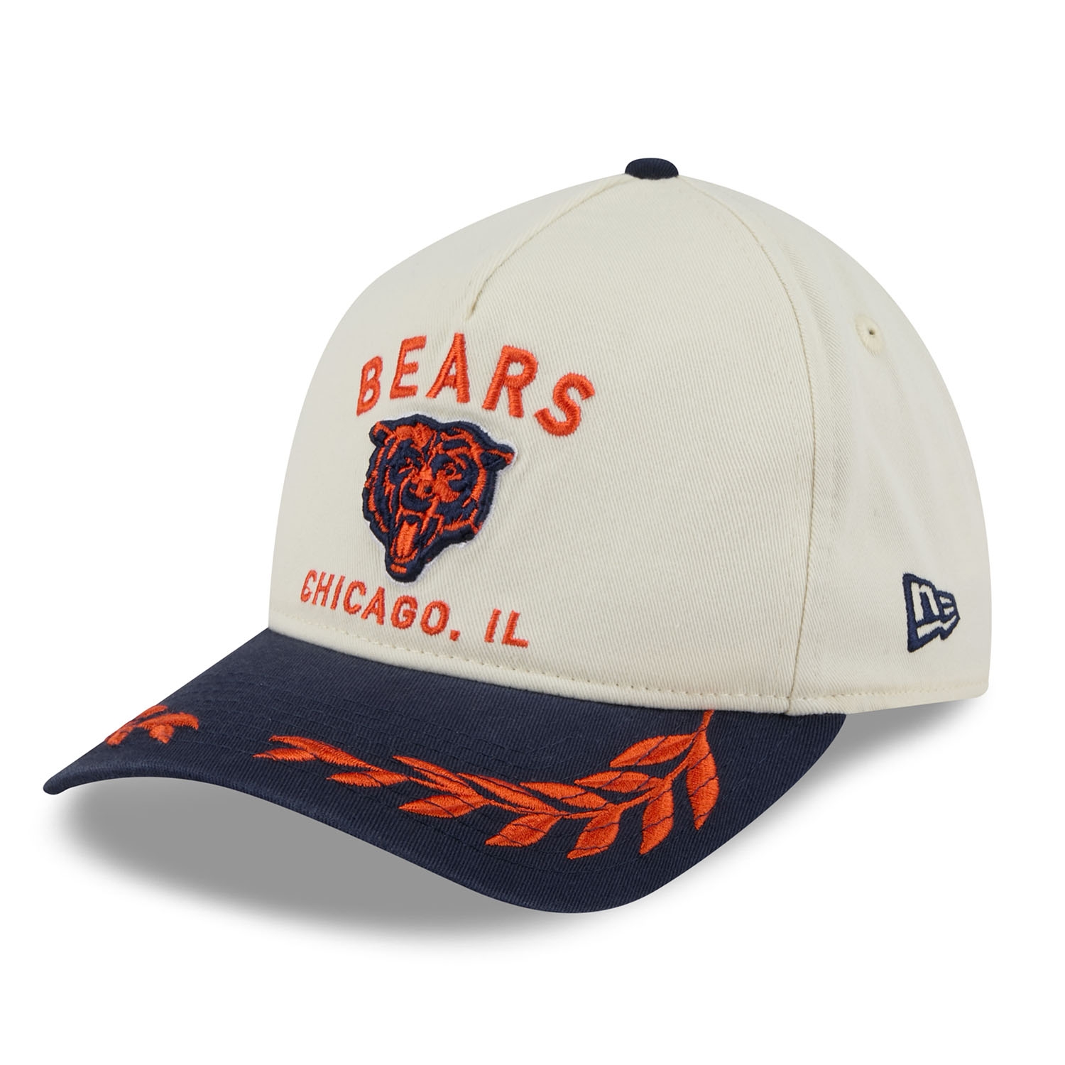 Chicago Bears 2025 NFL Draft 9TWENTY A-Frame Adjustable Cap Cream