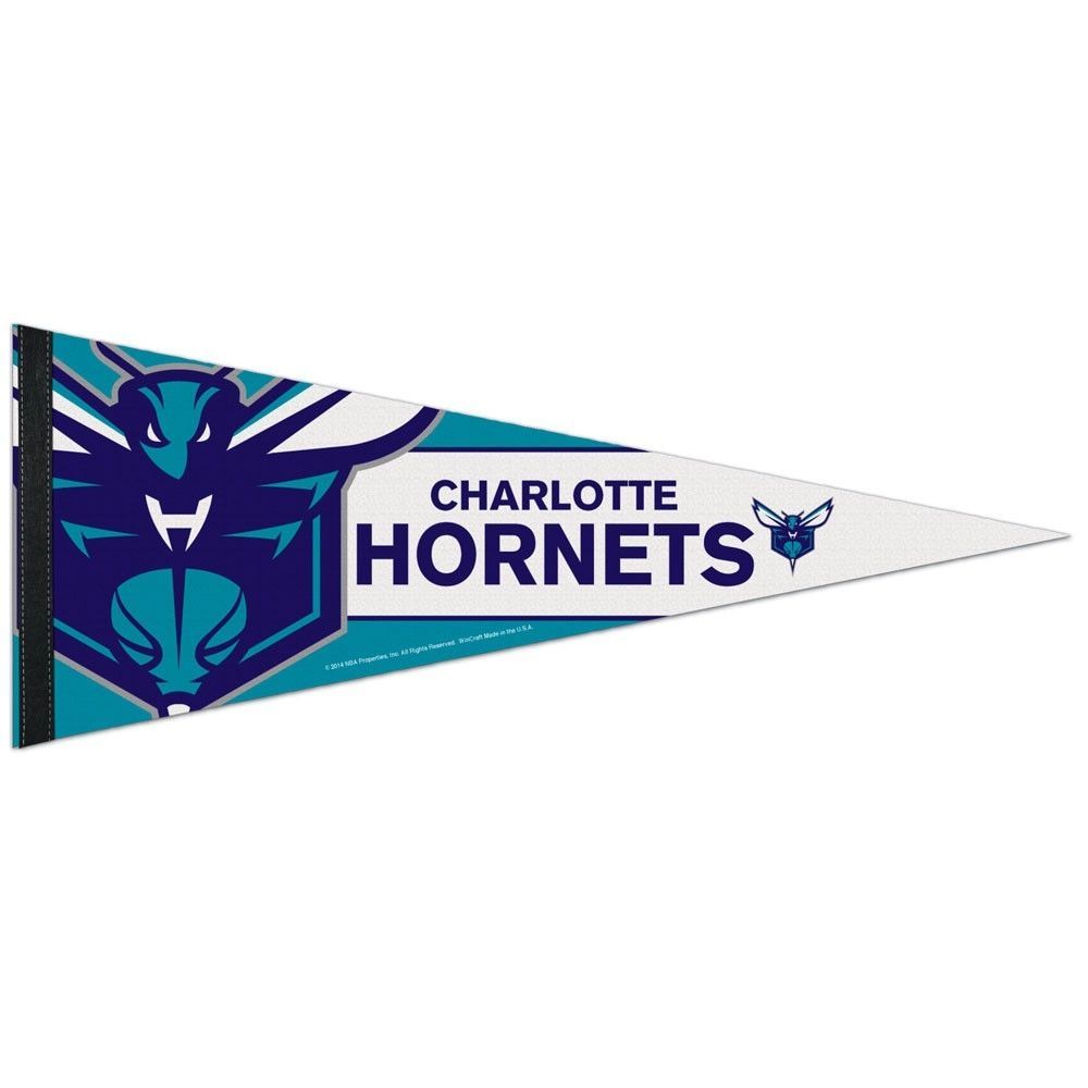 Charlotte Hornets Big Logo Premium NBA Wimpel