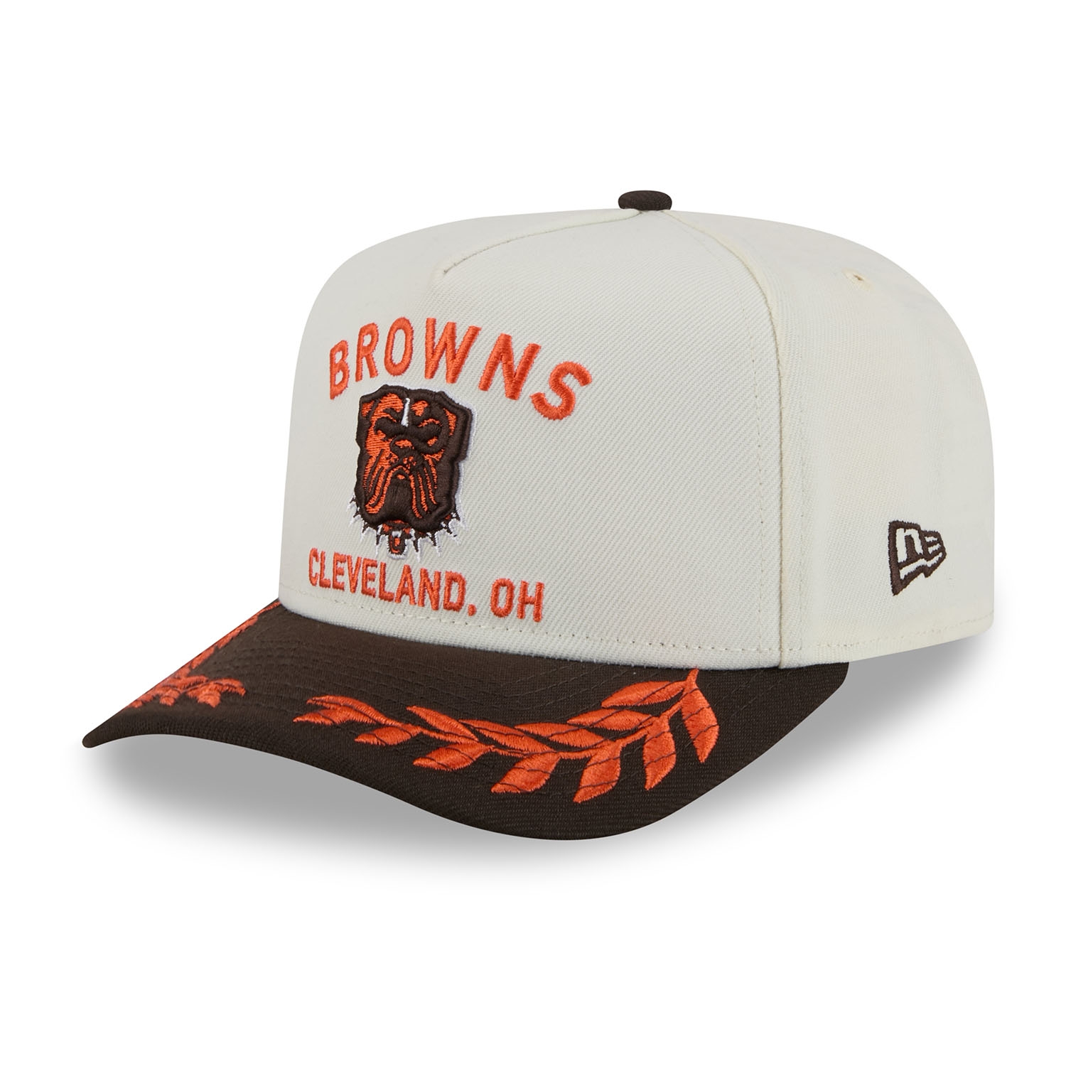 Cleveland Browns 2025 NFL Draft 9FIFTY A-Frame Snapback Cap Cream