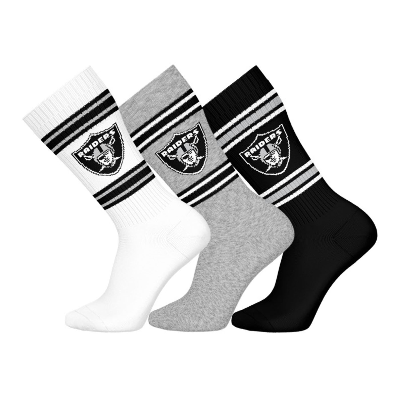 Las Vegas Raiders Team Set NFL Crew Socken (3er-Pack)